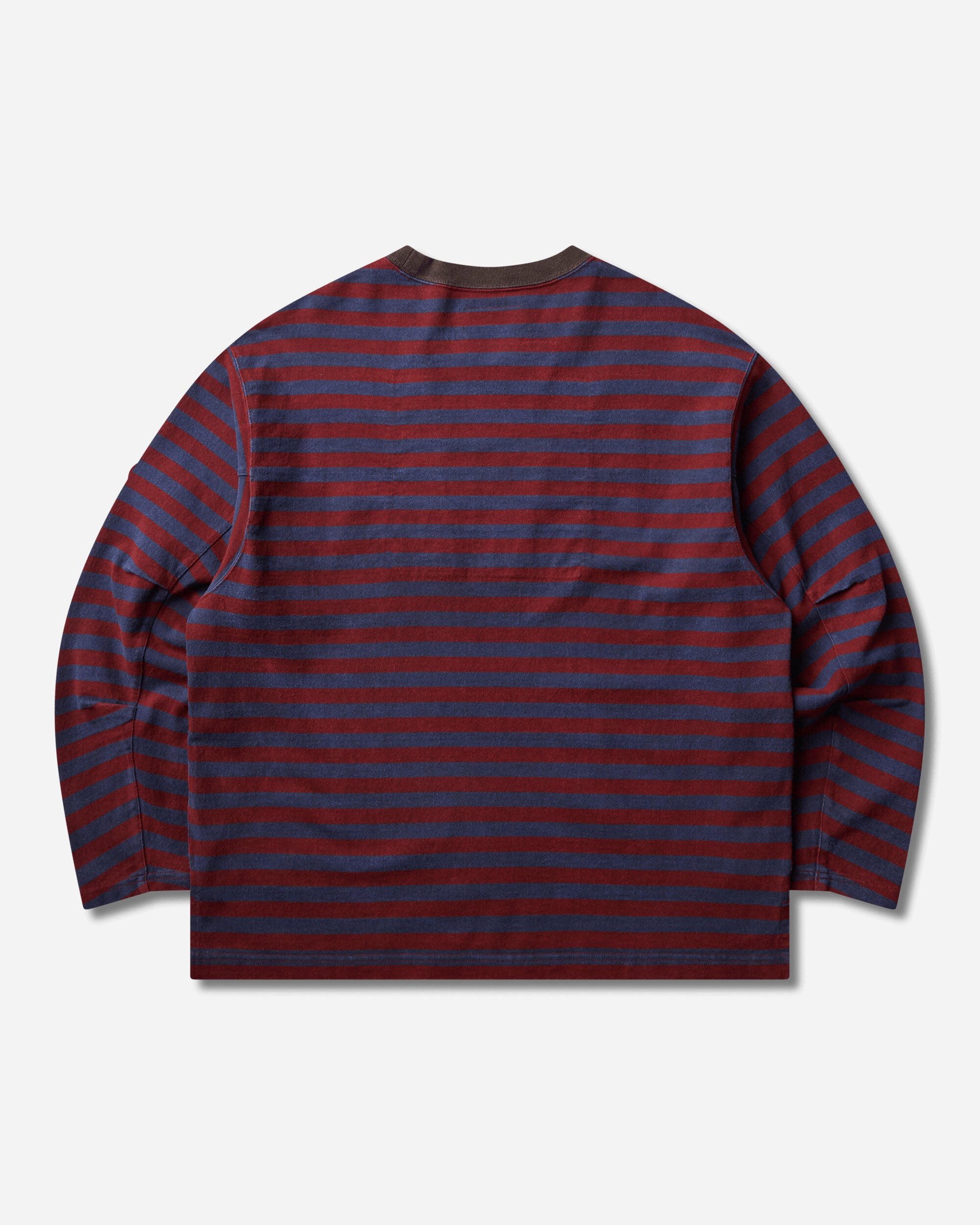 Cav Empt Men's Overdye Stripe Longsleeve T-Shirt Brown, view 2