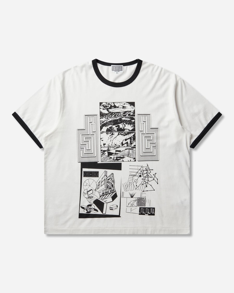 Cav Empt Men's FK SequencingPatch Ringer T-Shirt White