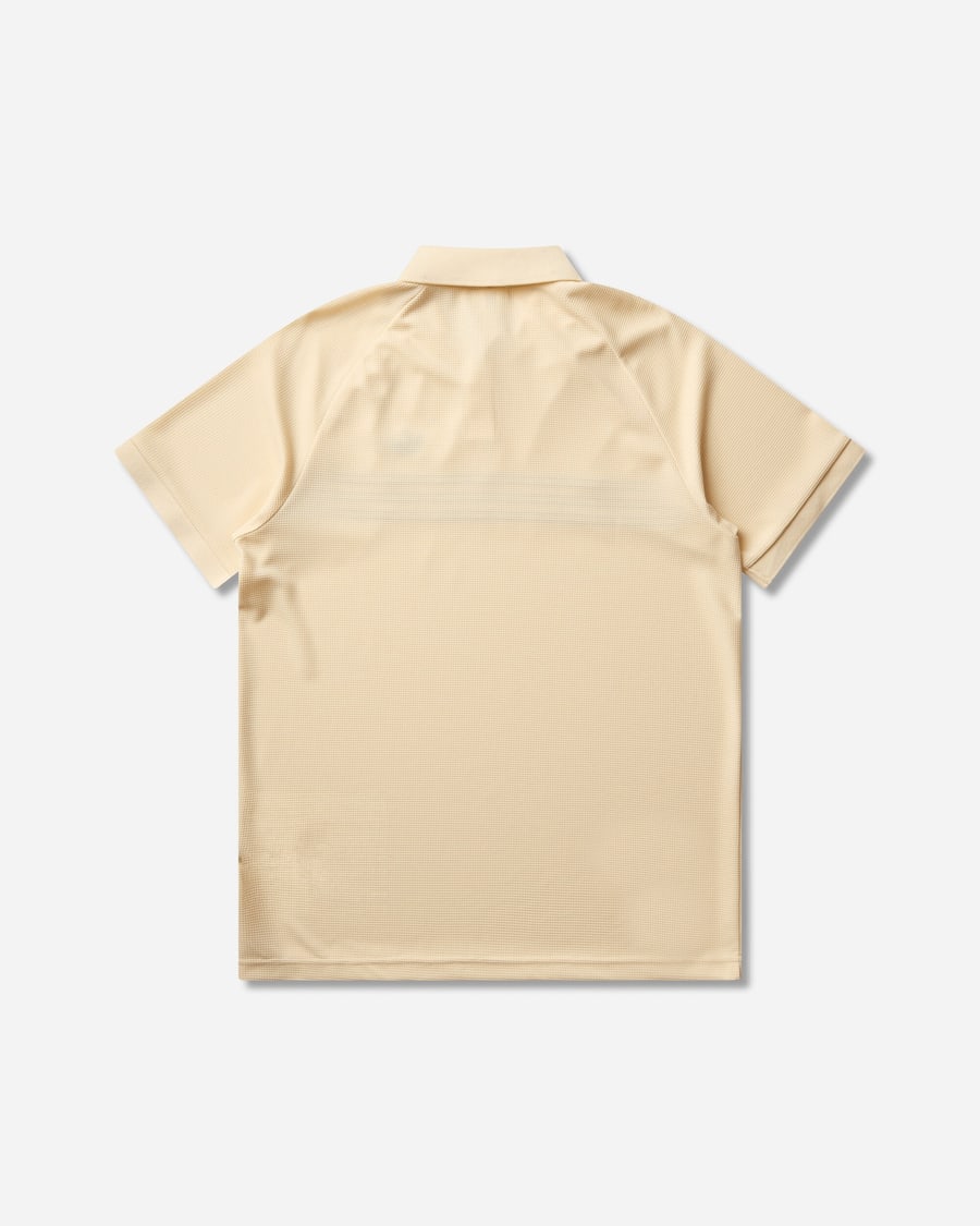 adidas Men's Chest Stripes Polo Warm Vanilla, view 2