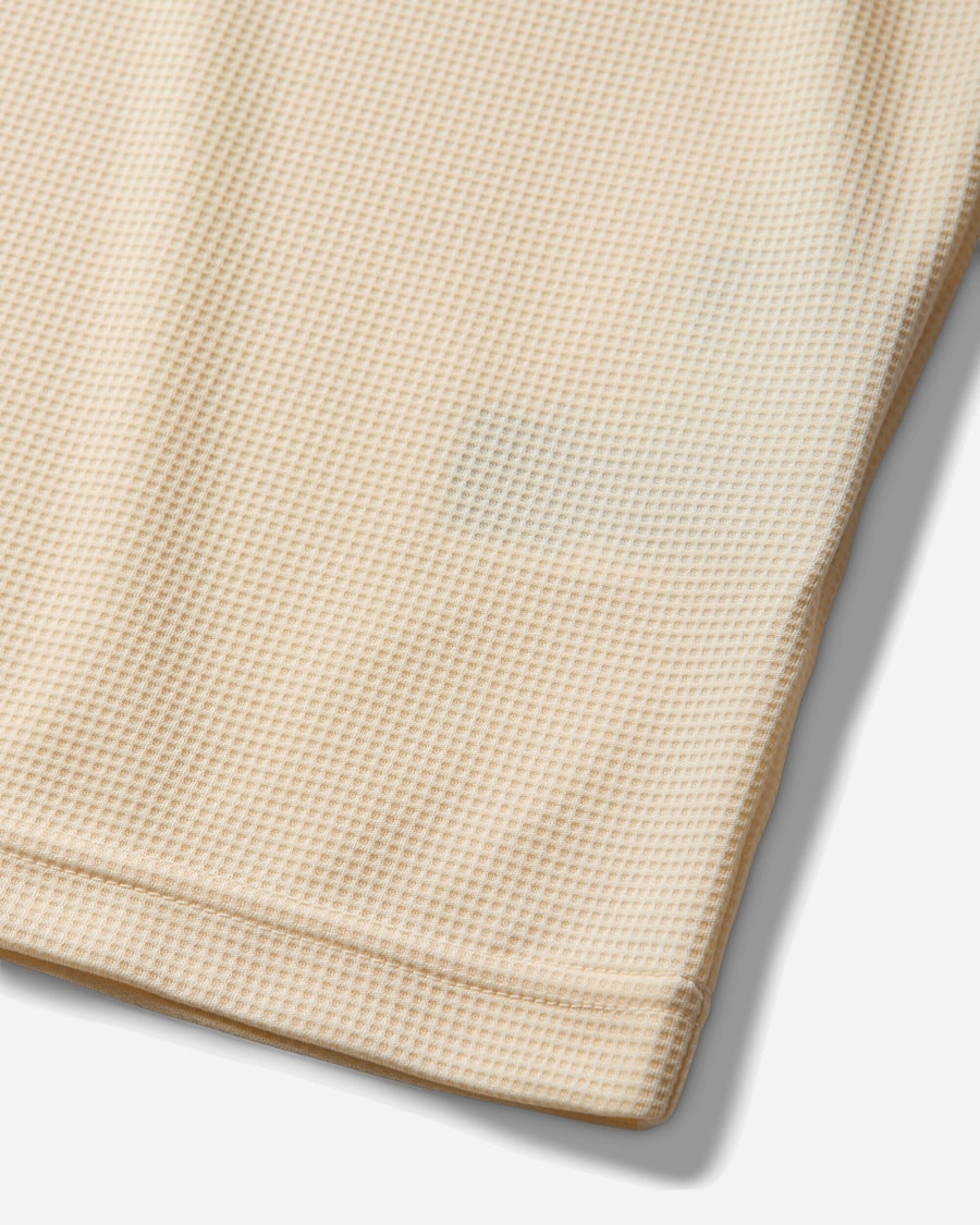 adidas Men's Chest Stripes Polo Warm Vanilla, view 4