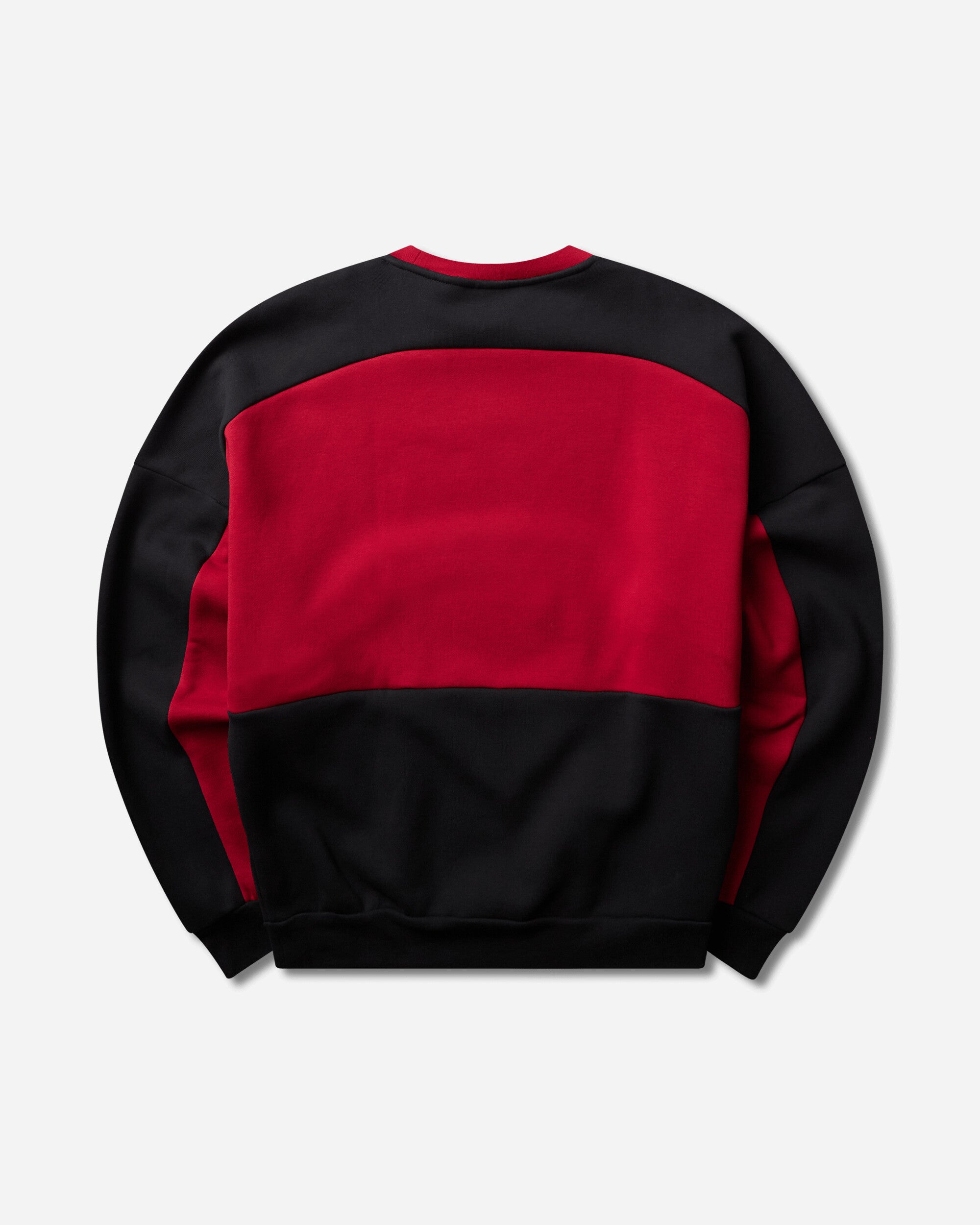 adidas Men's Munich 93 Crewneck Sweatshirt Black / Team Victory Red, view 2