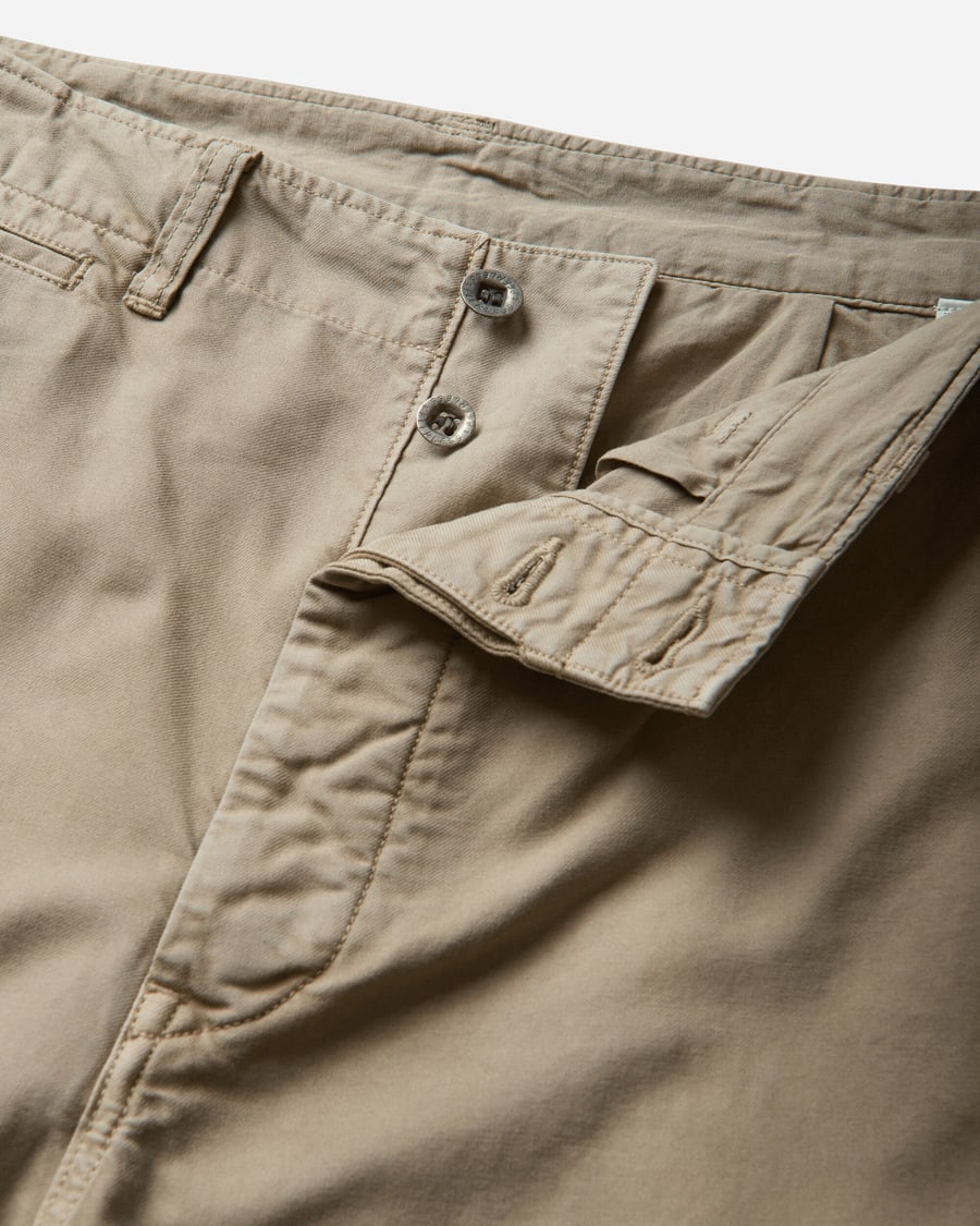 visvim Men's Broader Chino DMGD Beige, view 4