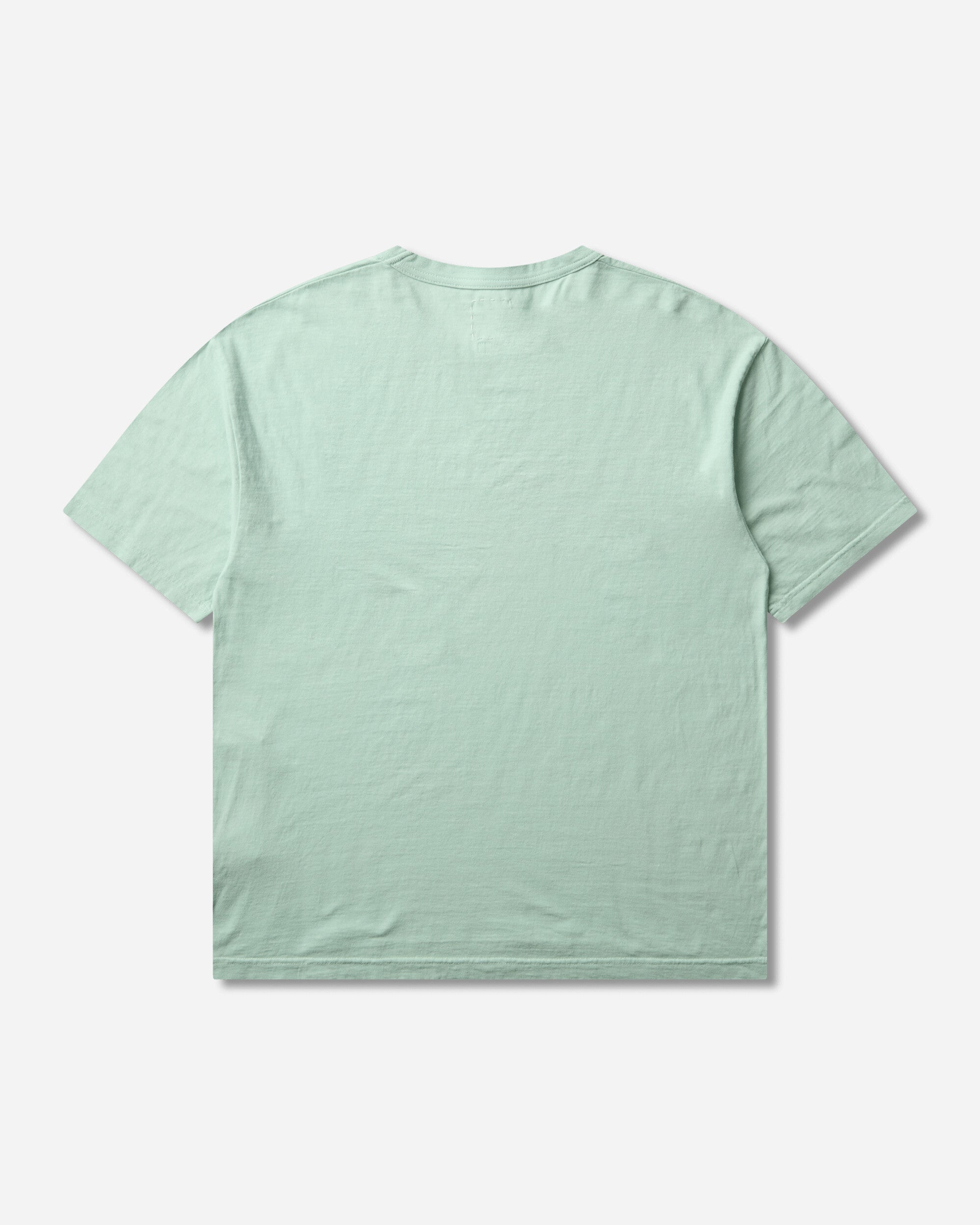 visvim Men's Jumbo T-Shirt DMGD Light Green, view 2