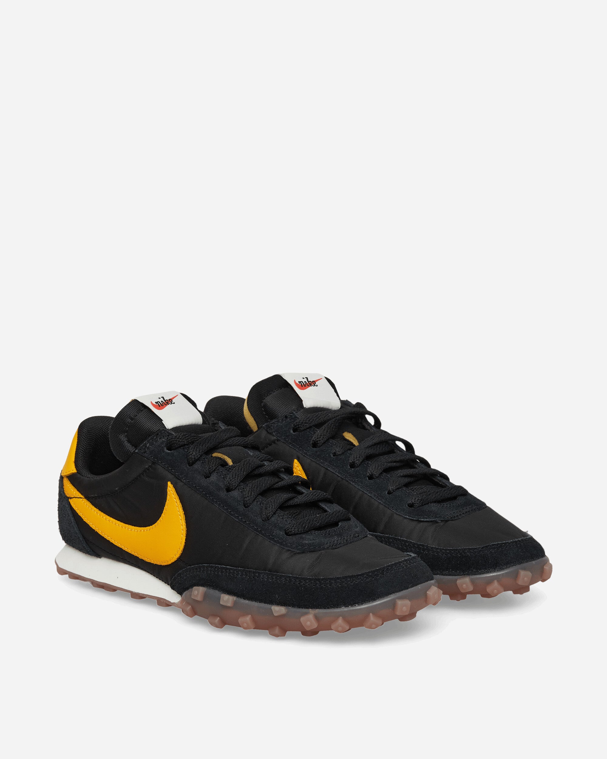 Nike Waffle Racer Sneakers Black / University Gold, view 2
