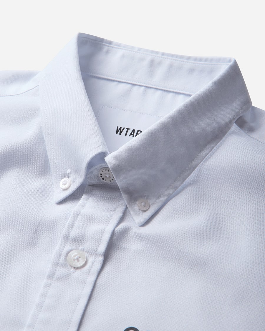 WTAPS Men's BD Shortsleeve Shirt White, view 4