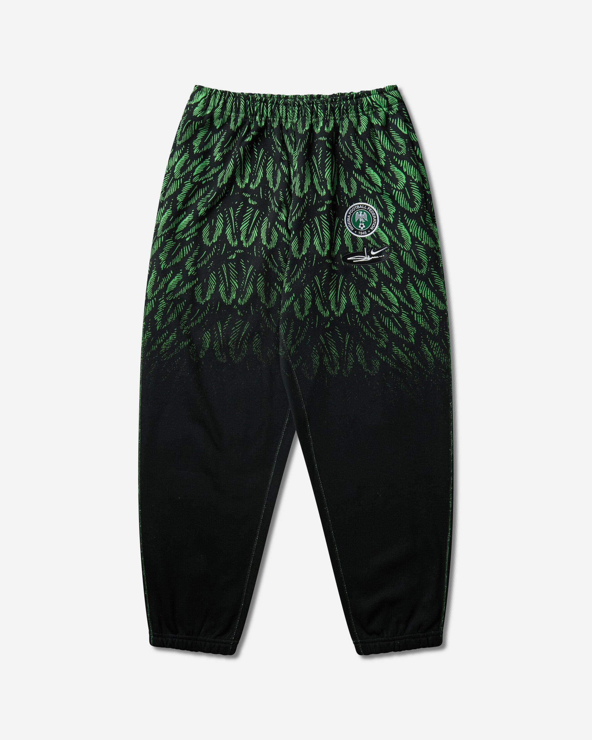 Nike Nigeria x Slawn Fleece Pants Black / Poison Green