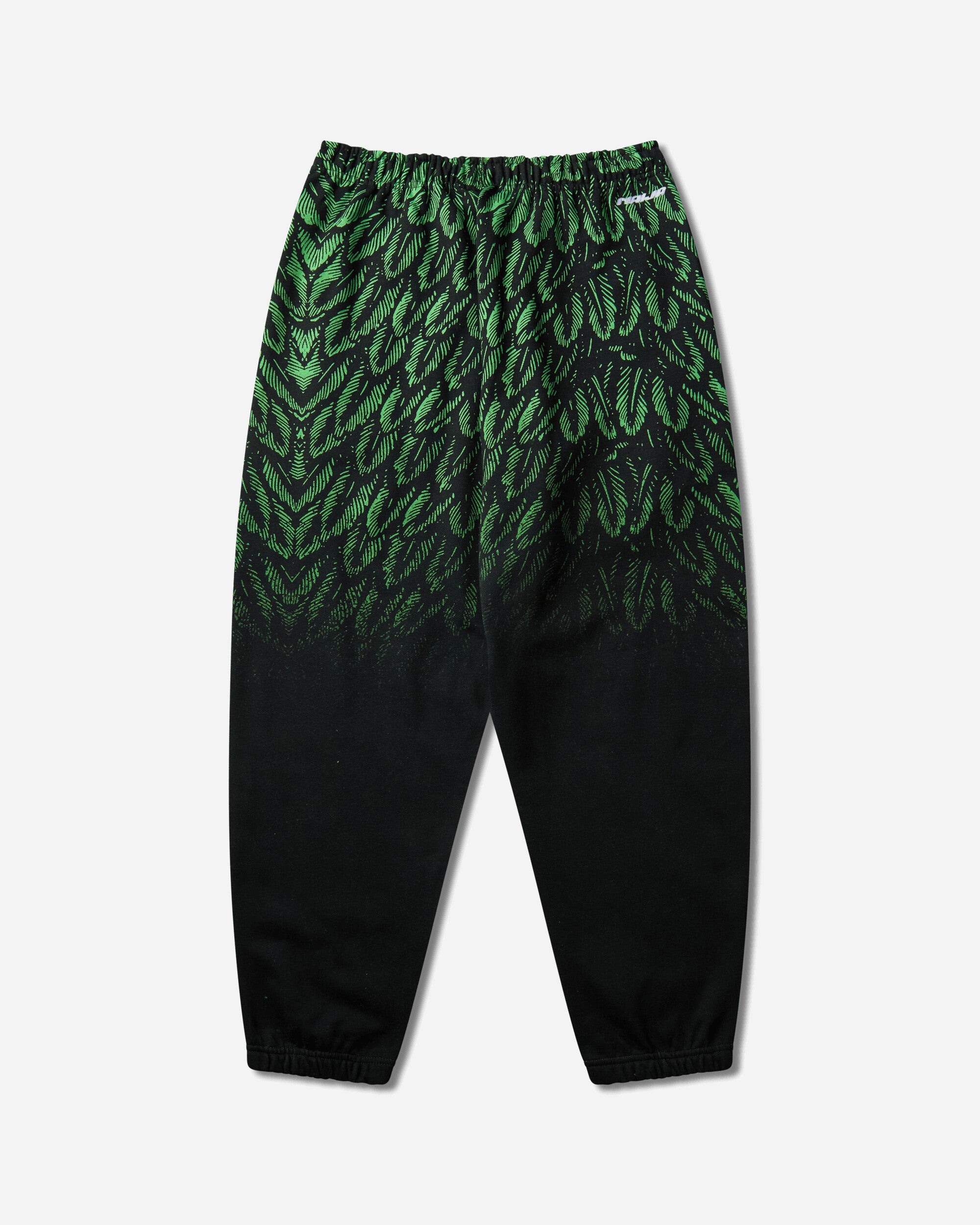 Nike Nigeria x Slawn Fleece Pants Black / Poison Green, view 2