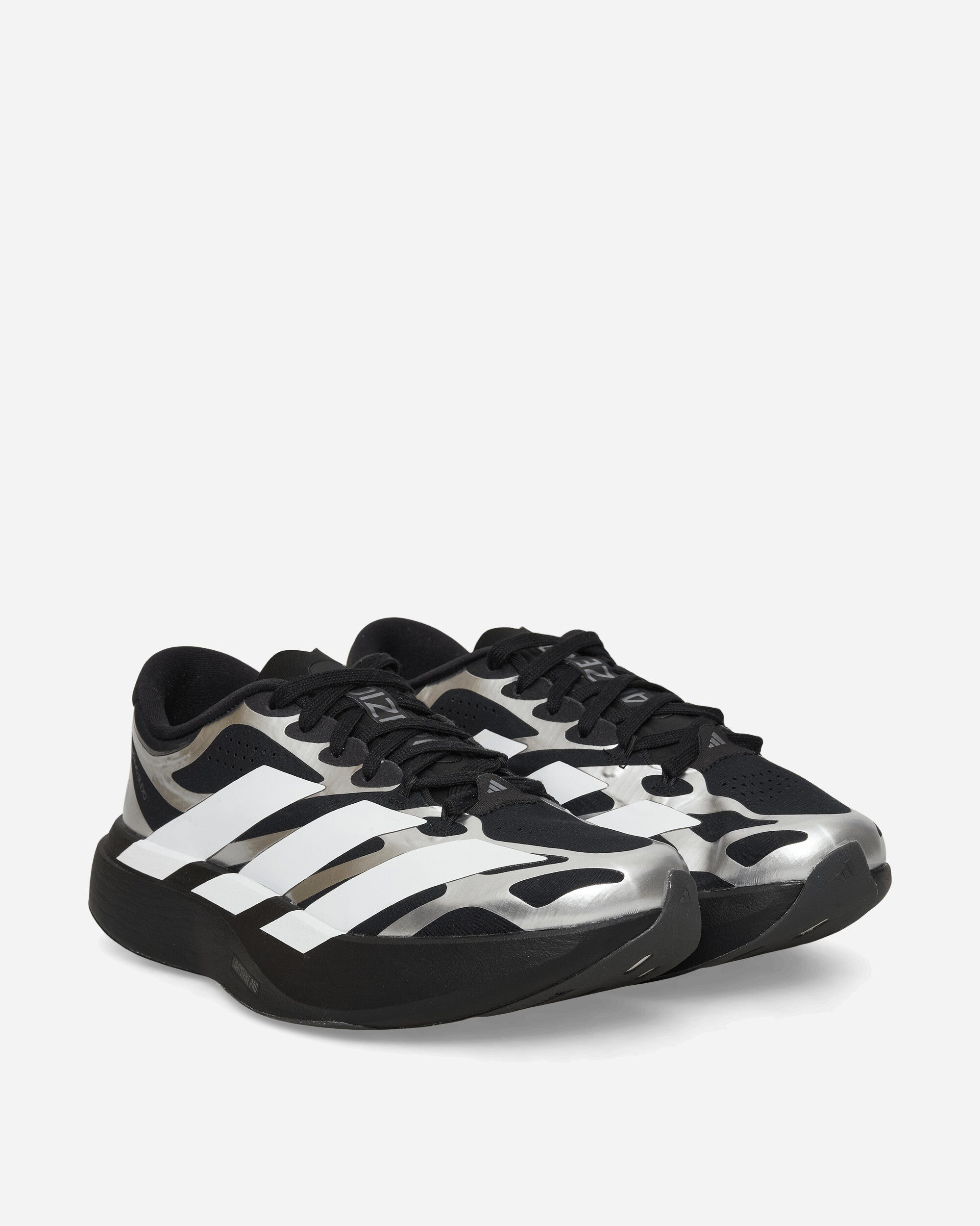 adidas Adizero EVO SL EXO Sneakers Core Black / Cloud White / Iron Metallic, view 2