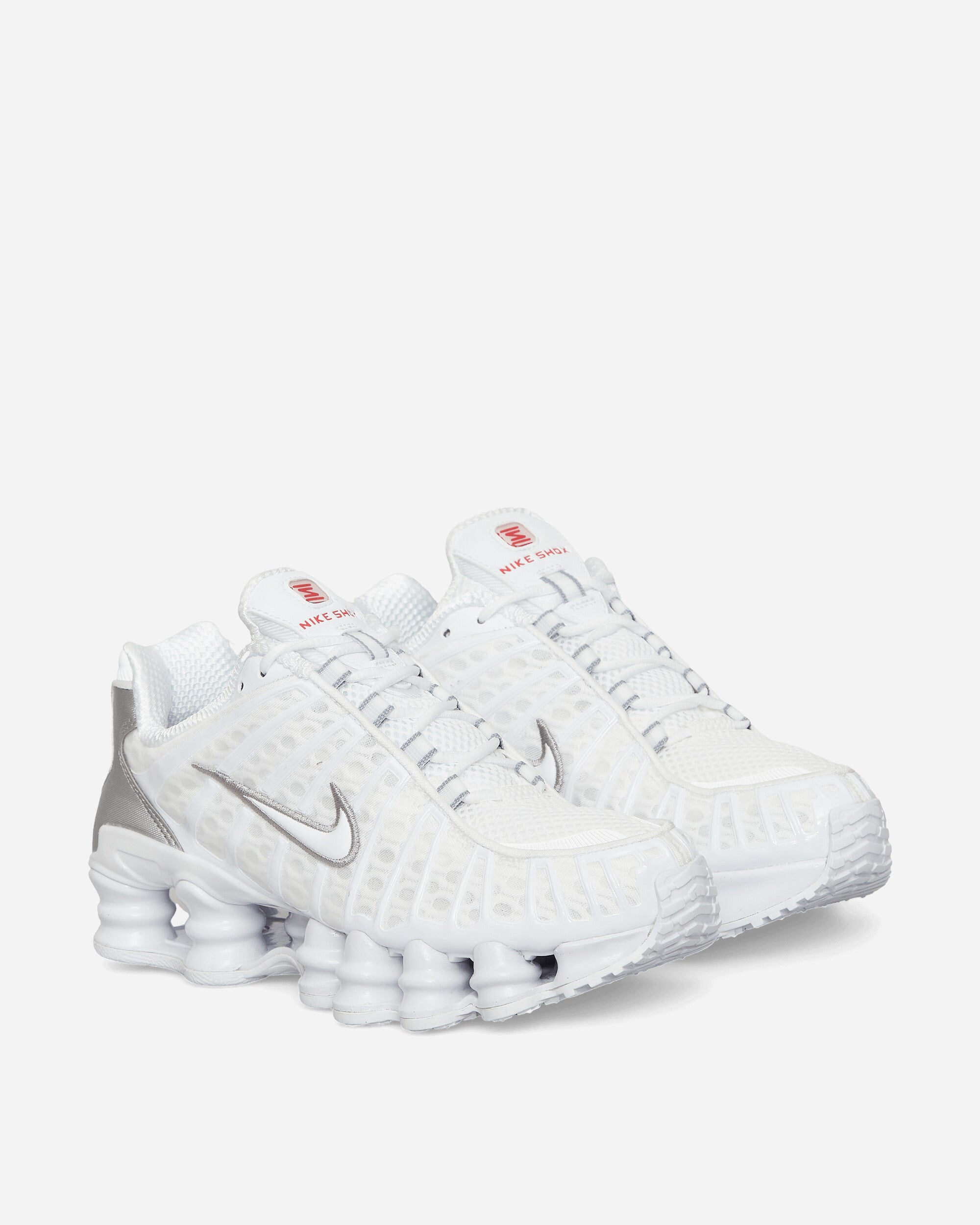 Nike Shox TL Sneakers White / Metallic Silver, view 2
