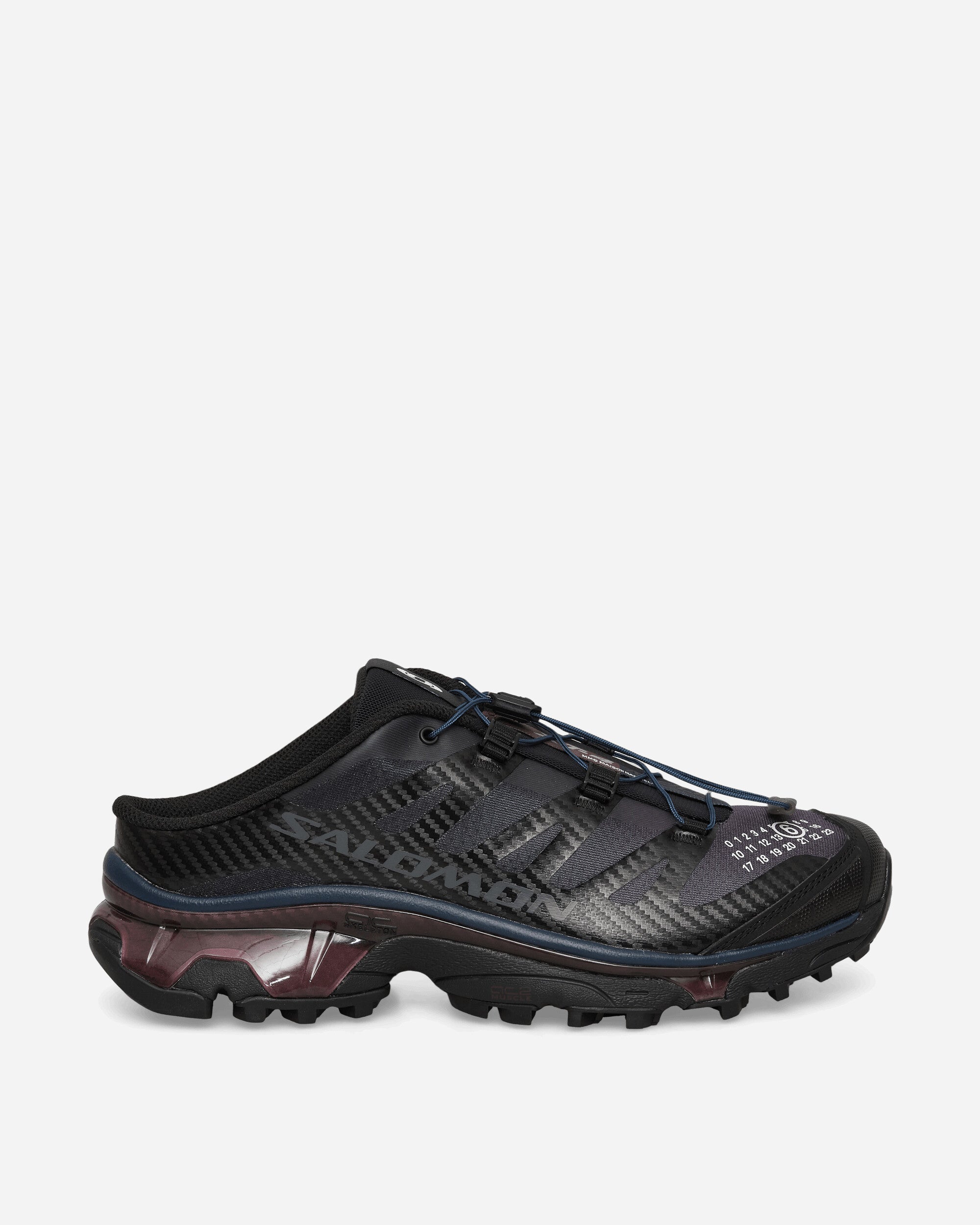 MM6 Maison Margiela Salomon XT-4 Mules Black / Nine Iron / Huckleberry