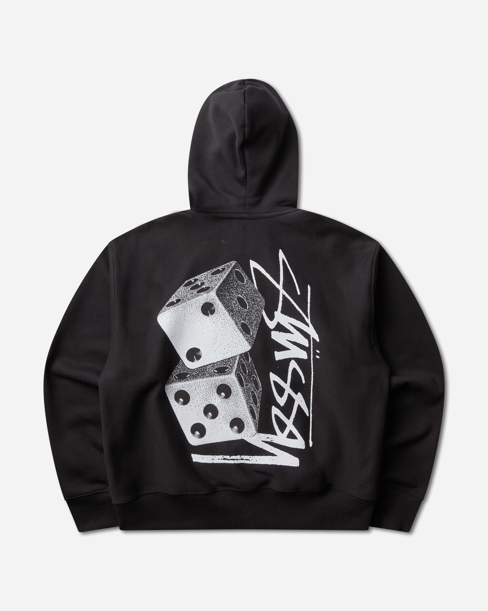 Stüssy Tall Dice Zip Hoodie Black, view 2