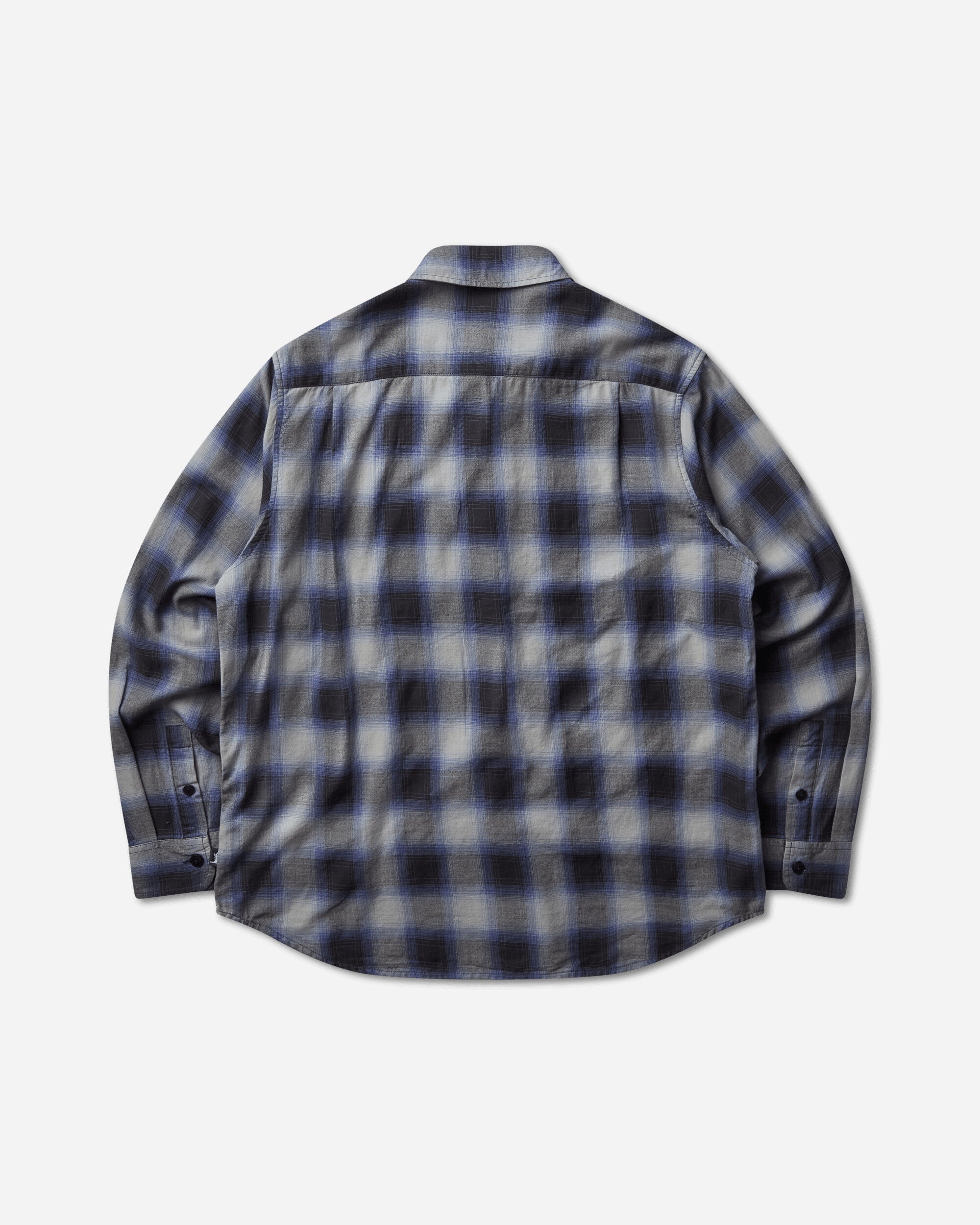 Stüssy Beach Ombre Plaid Shirt Black, view 2