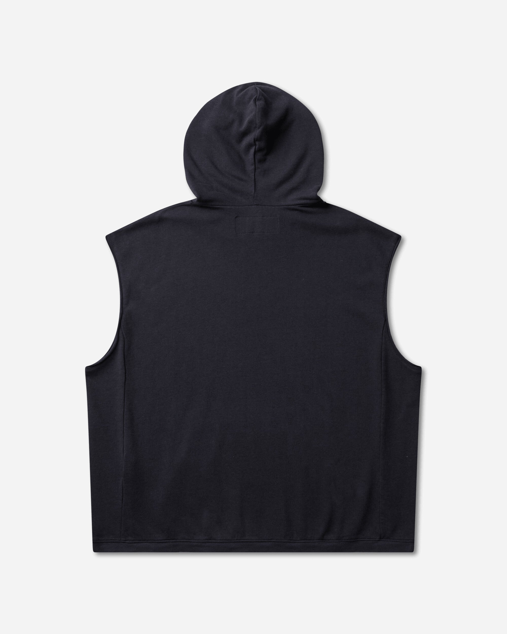 Mental Athletic Overlogo Sleeveless Sweat Hoodie Baritone Blue, view 2