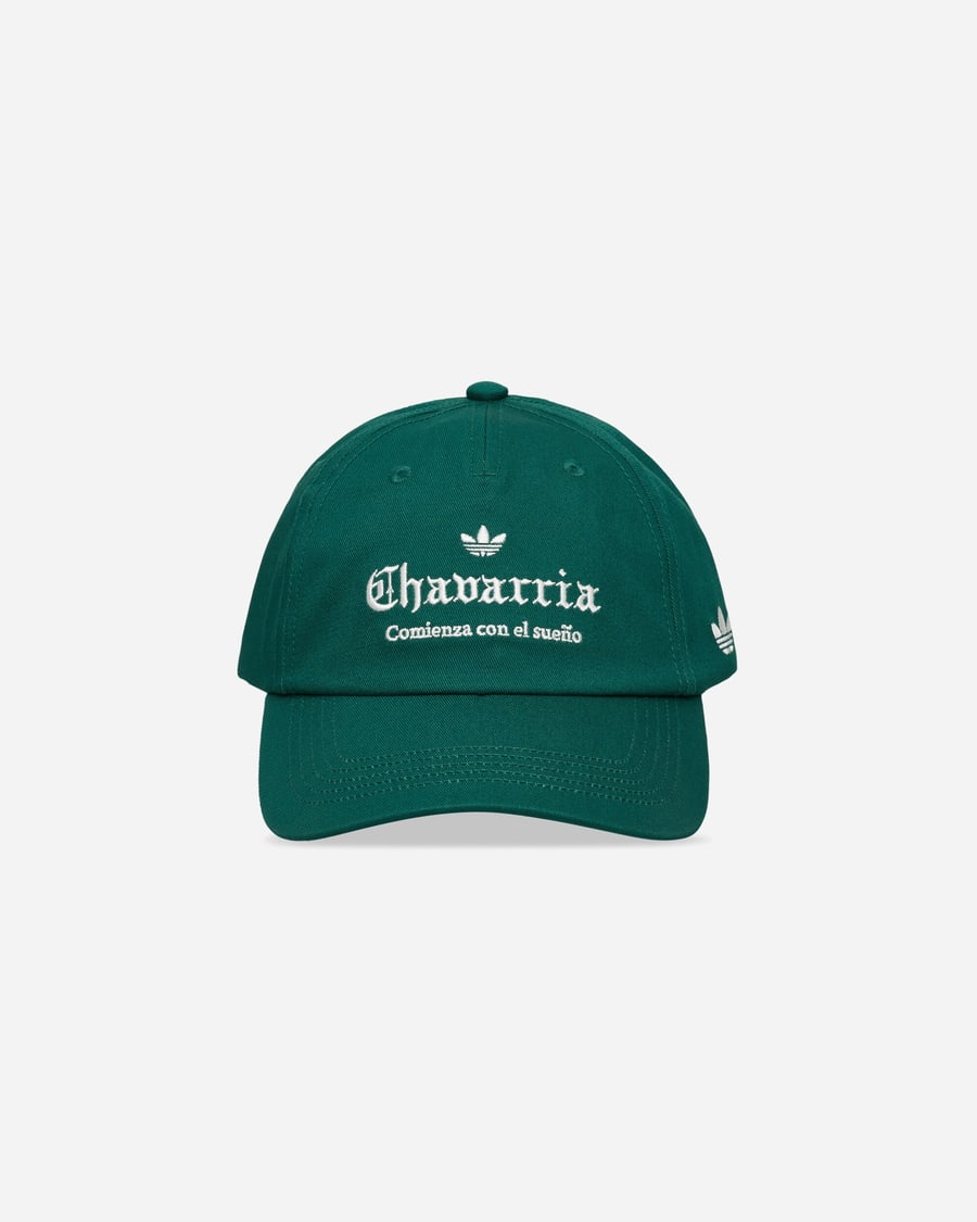 adidas Willy Chavarria Logo Hat Collegiate Green, view 3