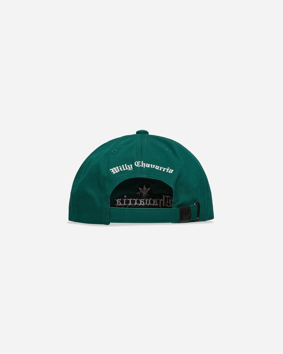 adidas Willy Chavarria Logo Hat Collegiate Green, view 5