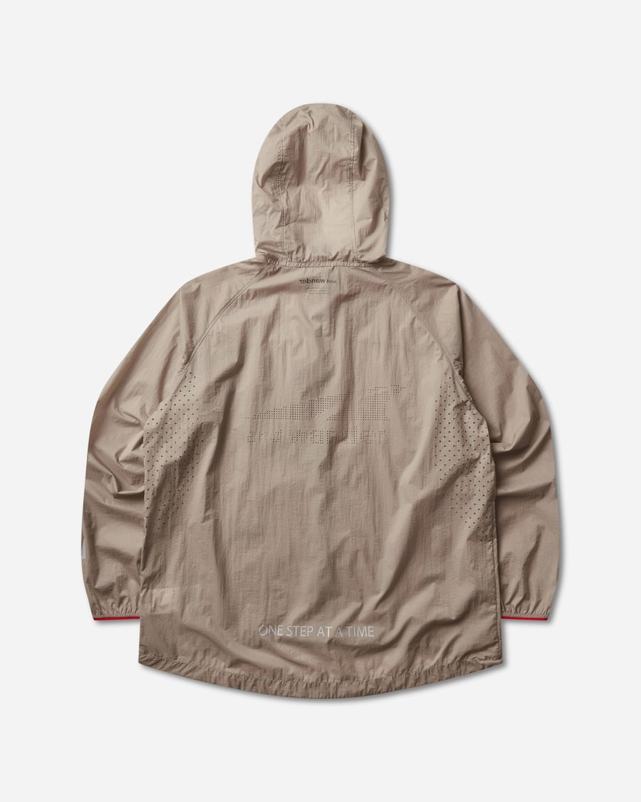 and wander Men's Altra Ventilation Wind Jacket Beige, view 2
