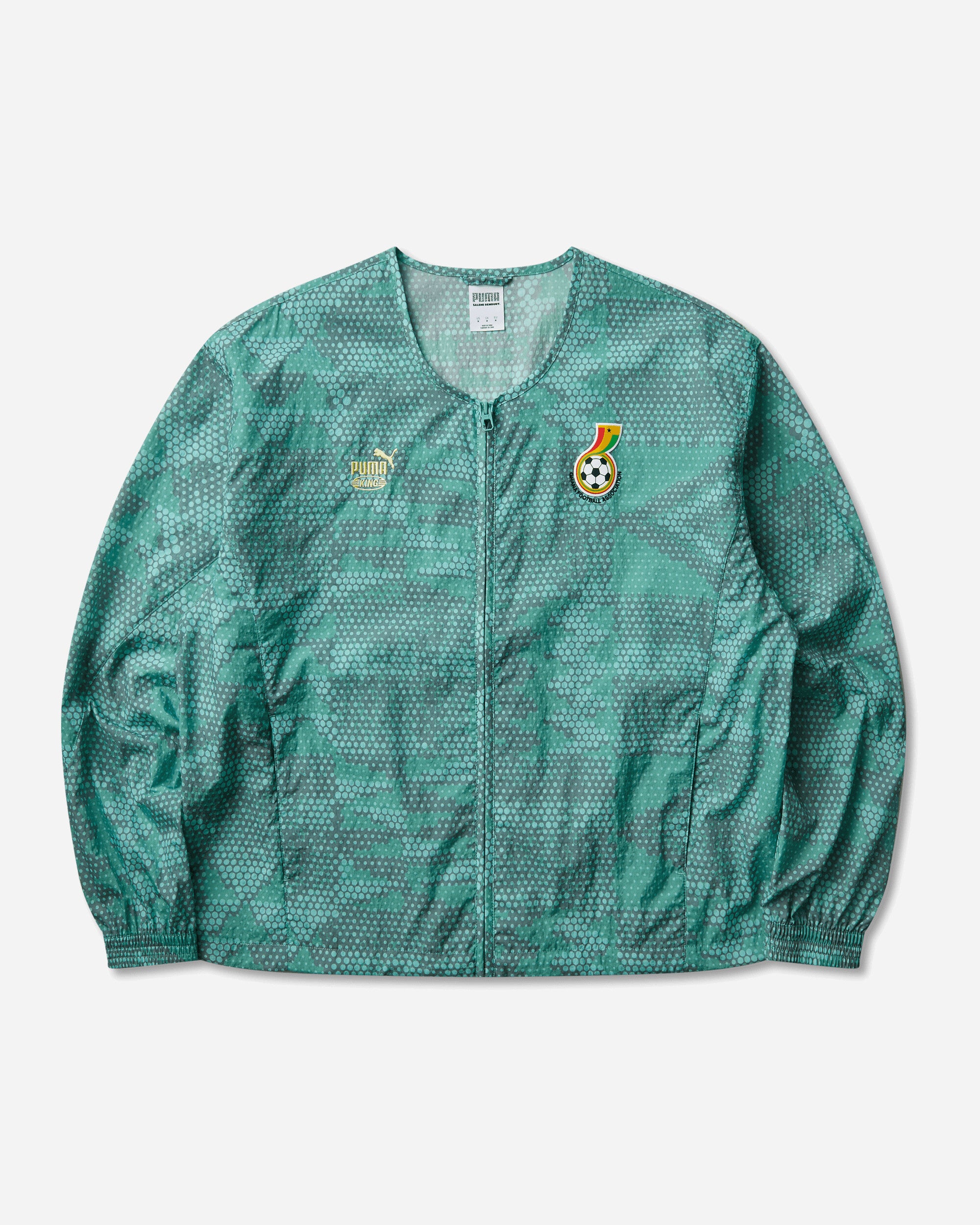 Puma Men's Ghana x Salehe Bembury KING Track Jacket Jade Frost