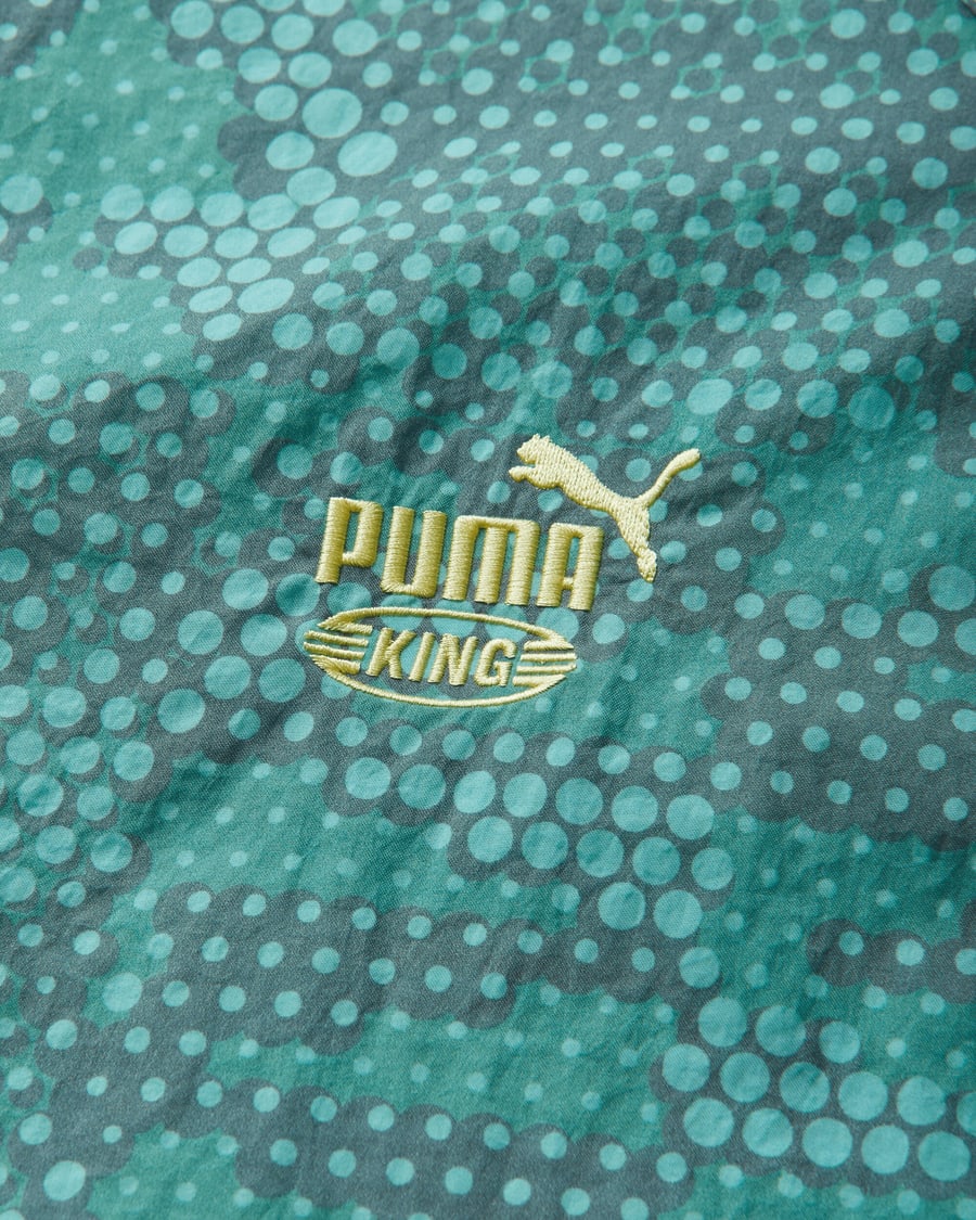 Puma Men's Ghana x Salehe Bembury KING Track Jacket Jade Frost, view 4