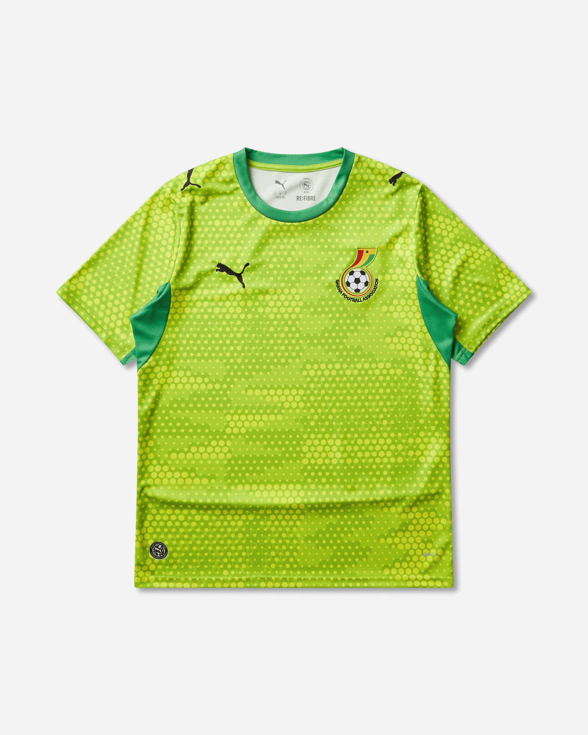 Puma Men's Ghana x Salehe Bembury Goalkeeper Jersey Lime Smash