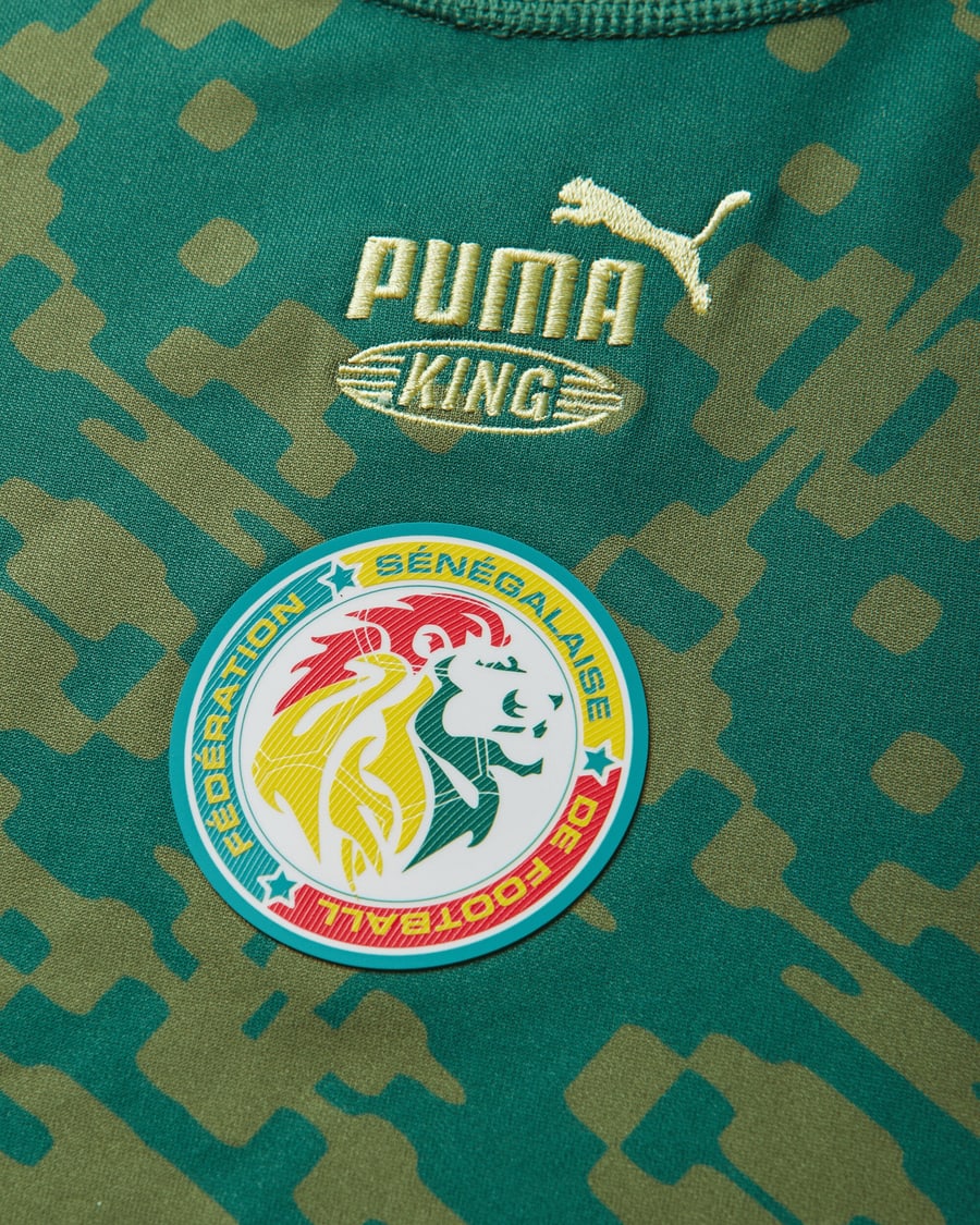 Puma Men's Senegal x Salehe Bembury KING Jersey Olive Green, view 3