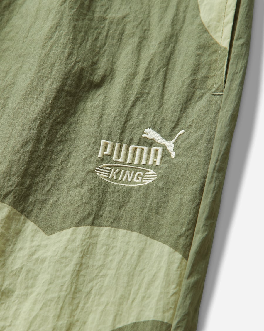 Puma Men's Côte d'Ivoire x Salehe Bembury KING Track Pants Calming Green, view 3