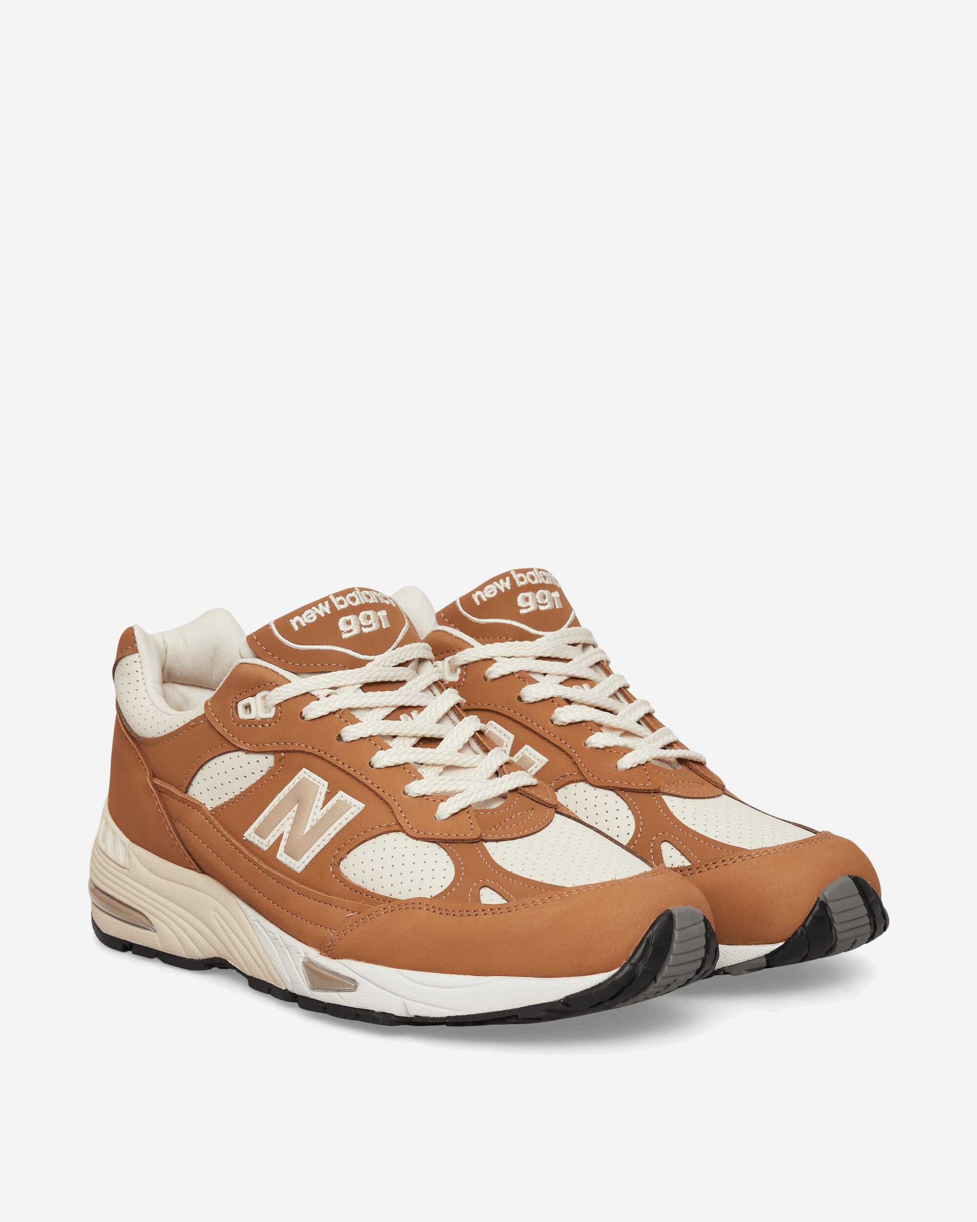 New Balance Made in UK 991v1 Sneakers Chipmunk / Birch, view 2