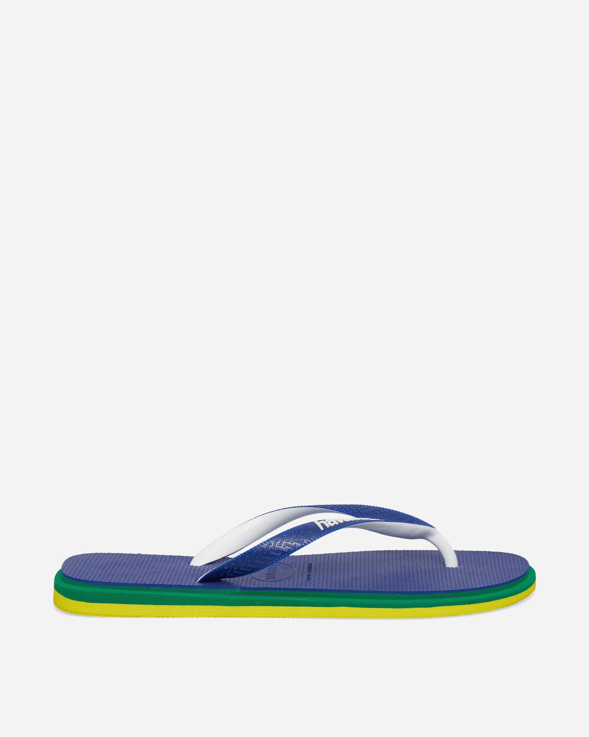 Havaianas Brasil Twist Flip Flops Marine Blue