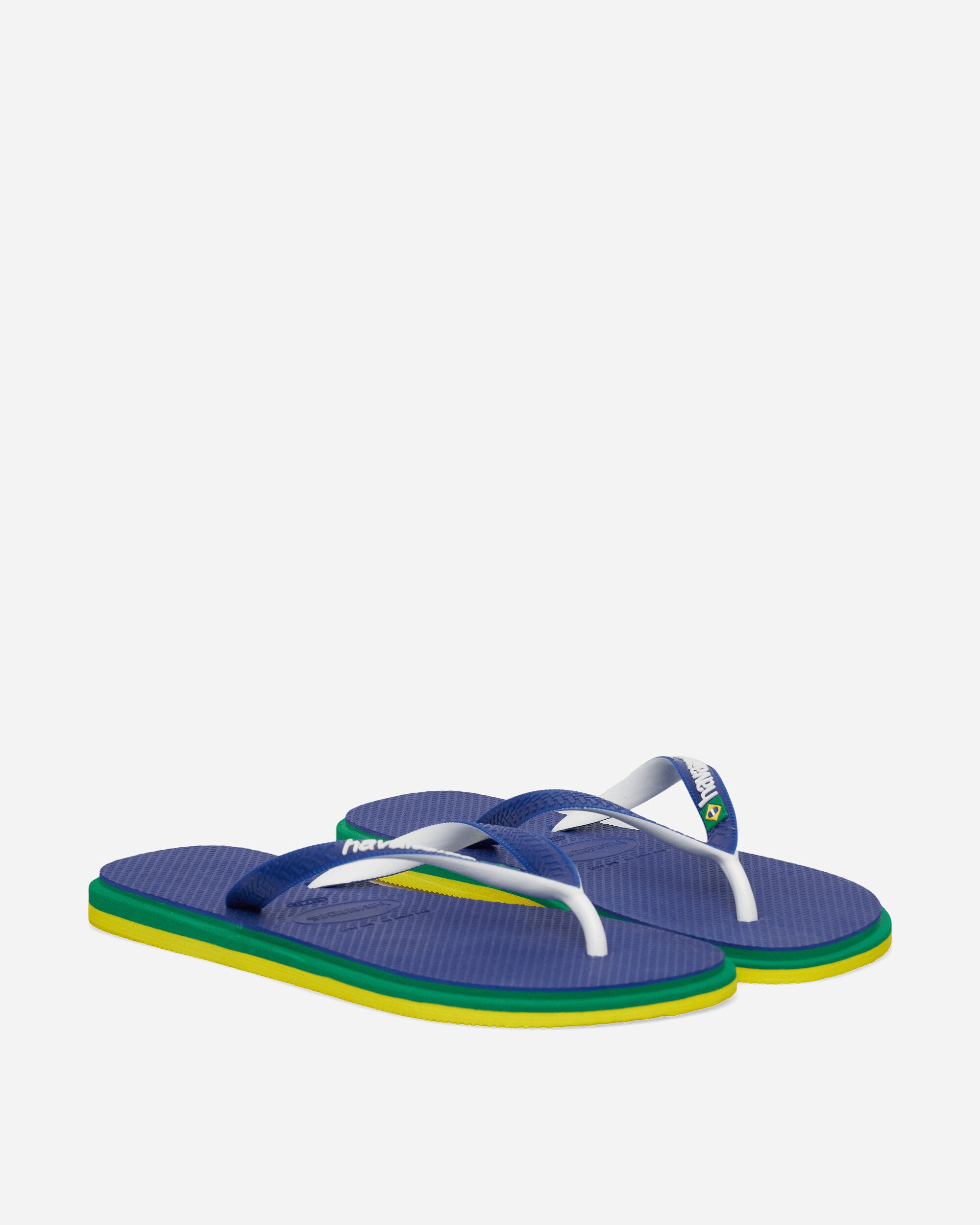 Havaianas Brasil Twist Flip Flops Marine Blue, view 2