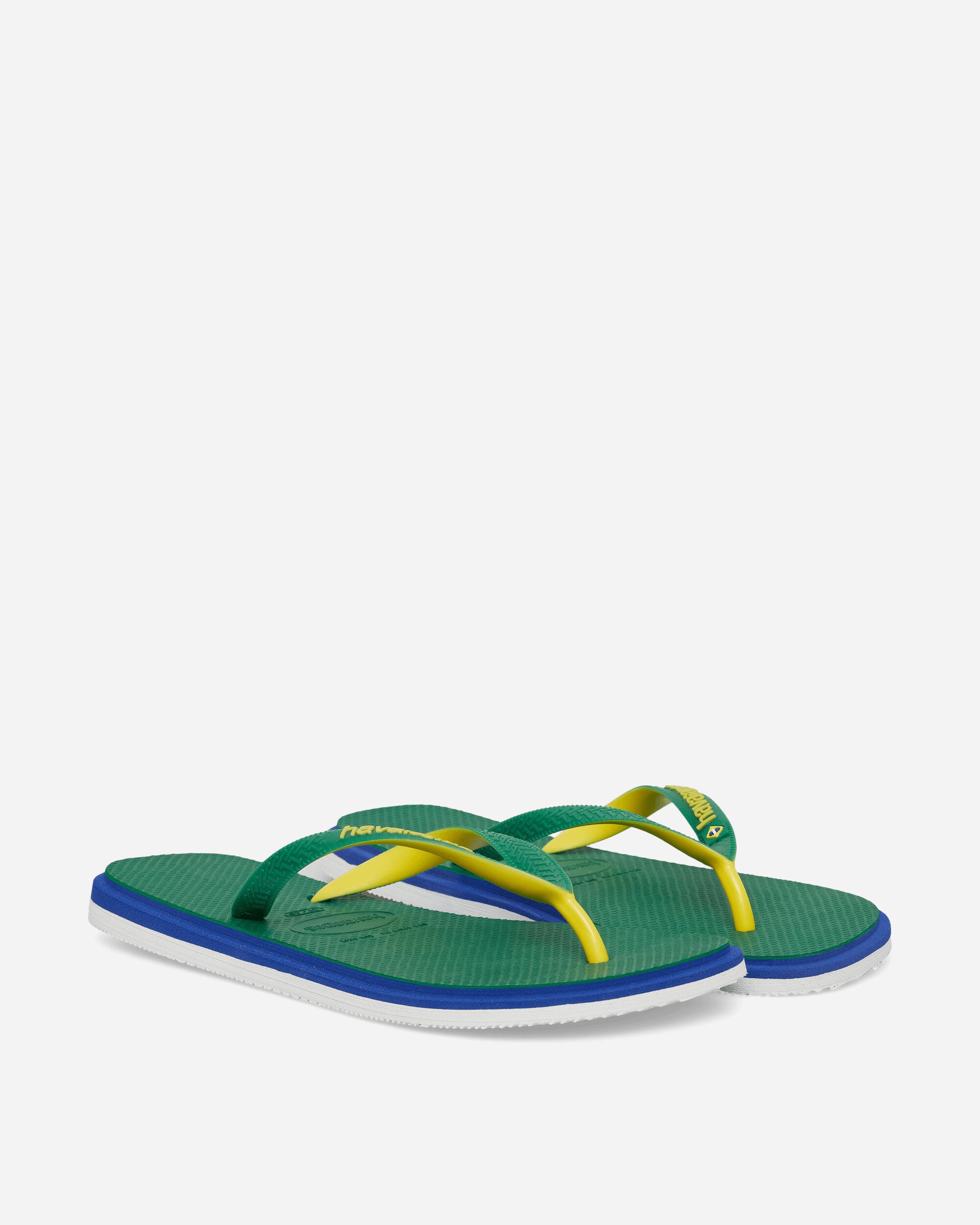 Havaianas Brasil Twist Flip Flops Green, view 2
