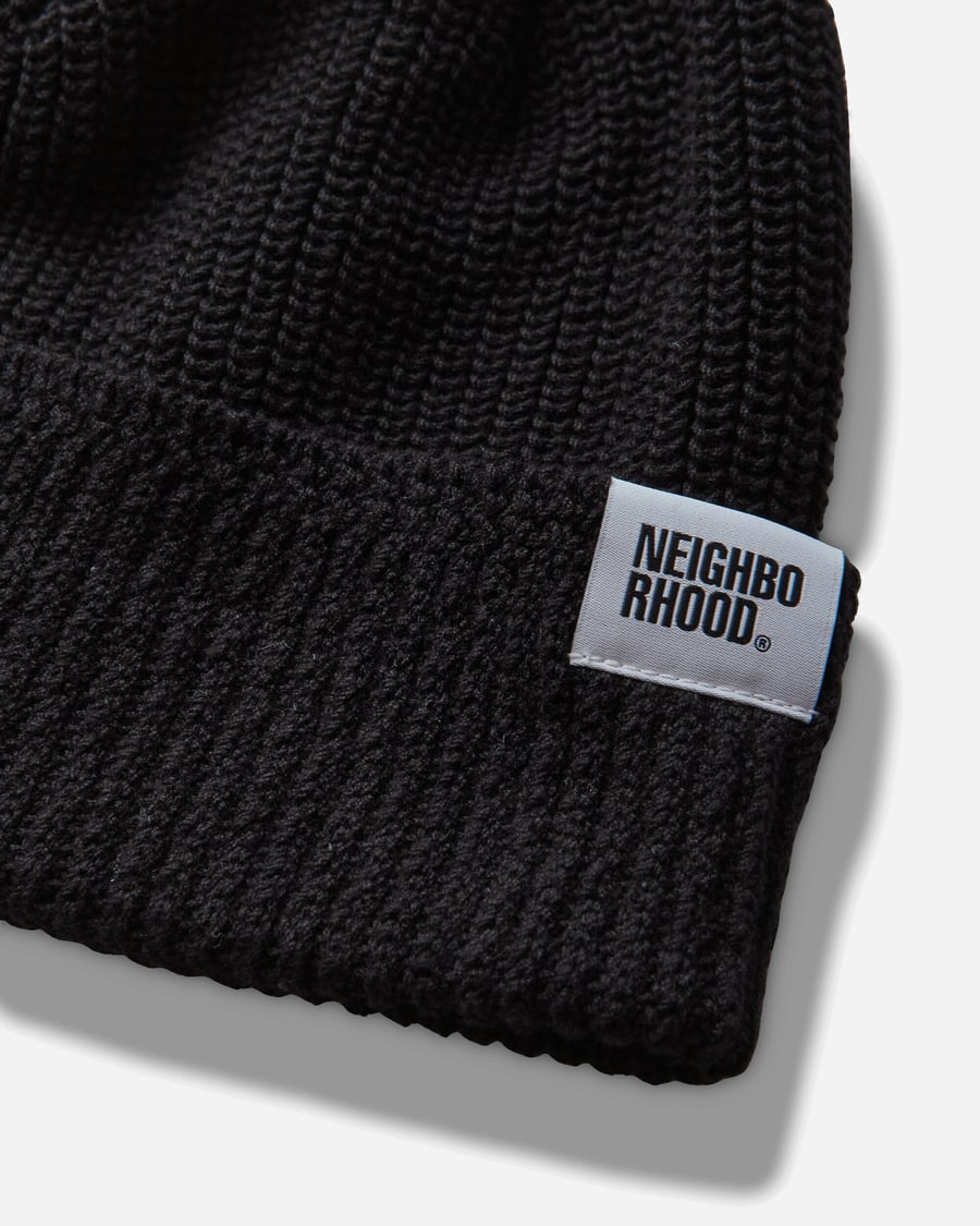 Neighborhood JP Beanie Black, view 4