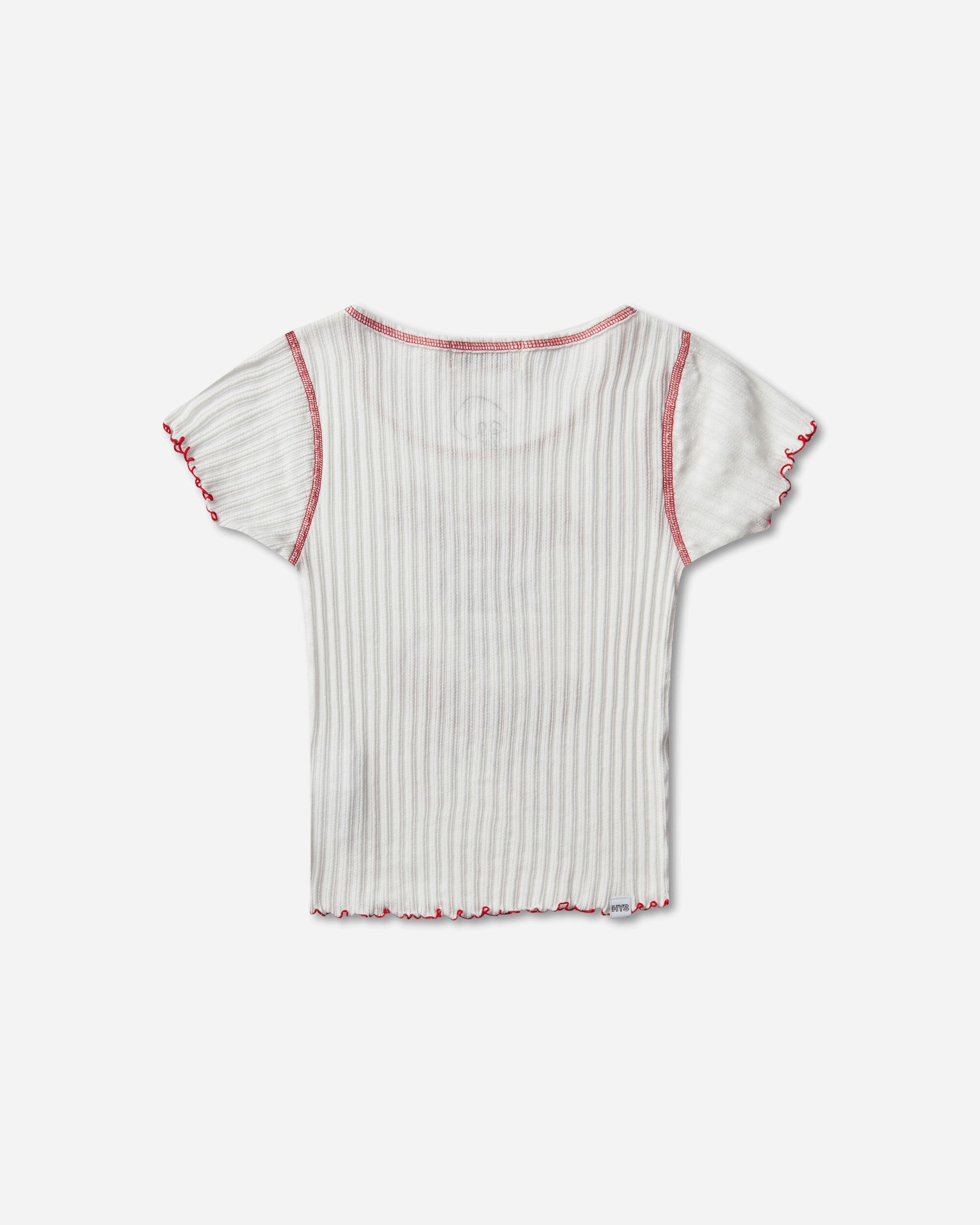 Hysteric Glamour Women's Ivy Johnson Naughty Kitty T-Shirt White, view 2