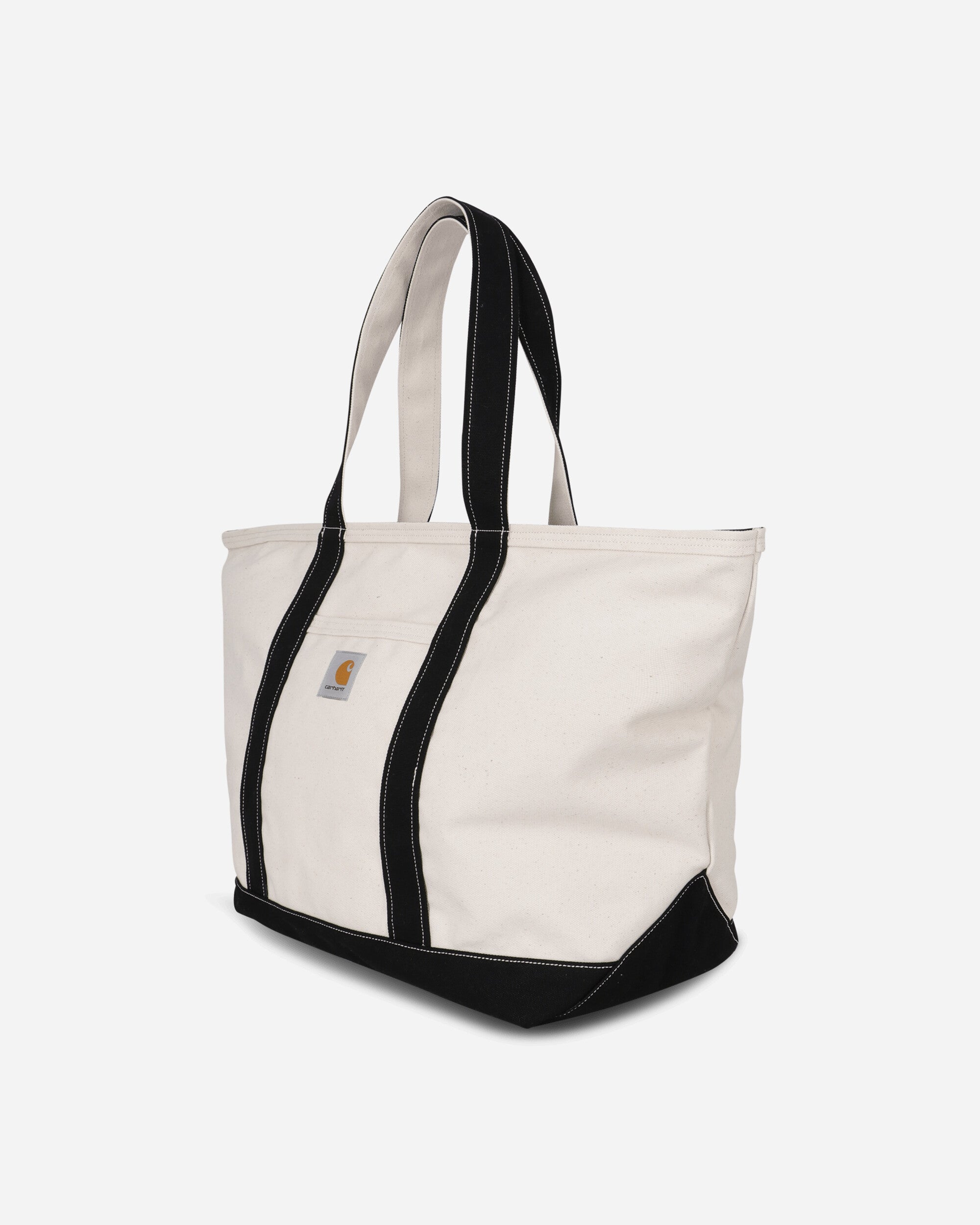 Carhartt WIP Canvas Beach Tote Bag Natural / Black, view 2