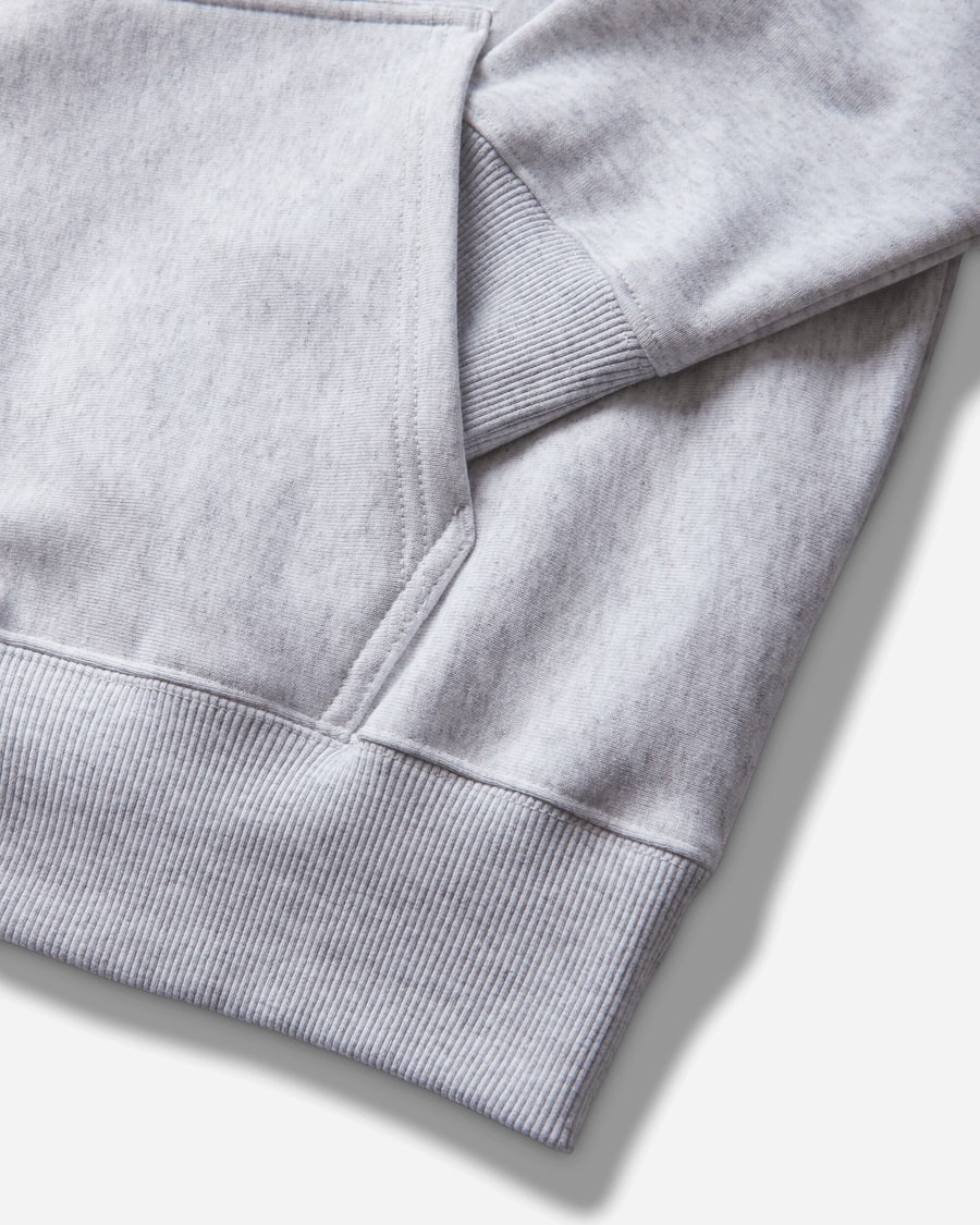 Stüssy Wave Oval Hoodie Ash Heather, view 4
