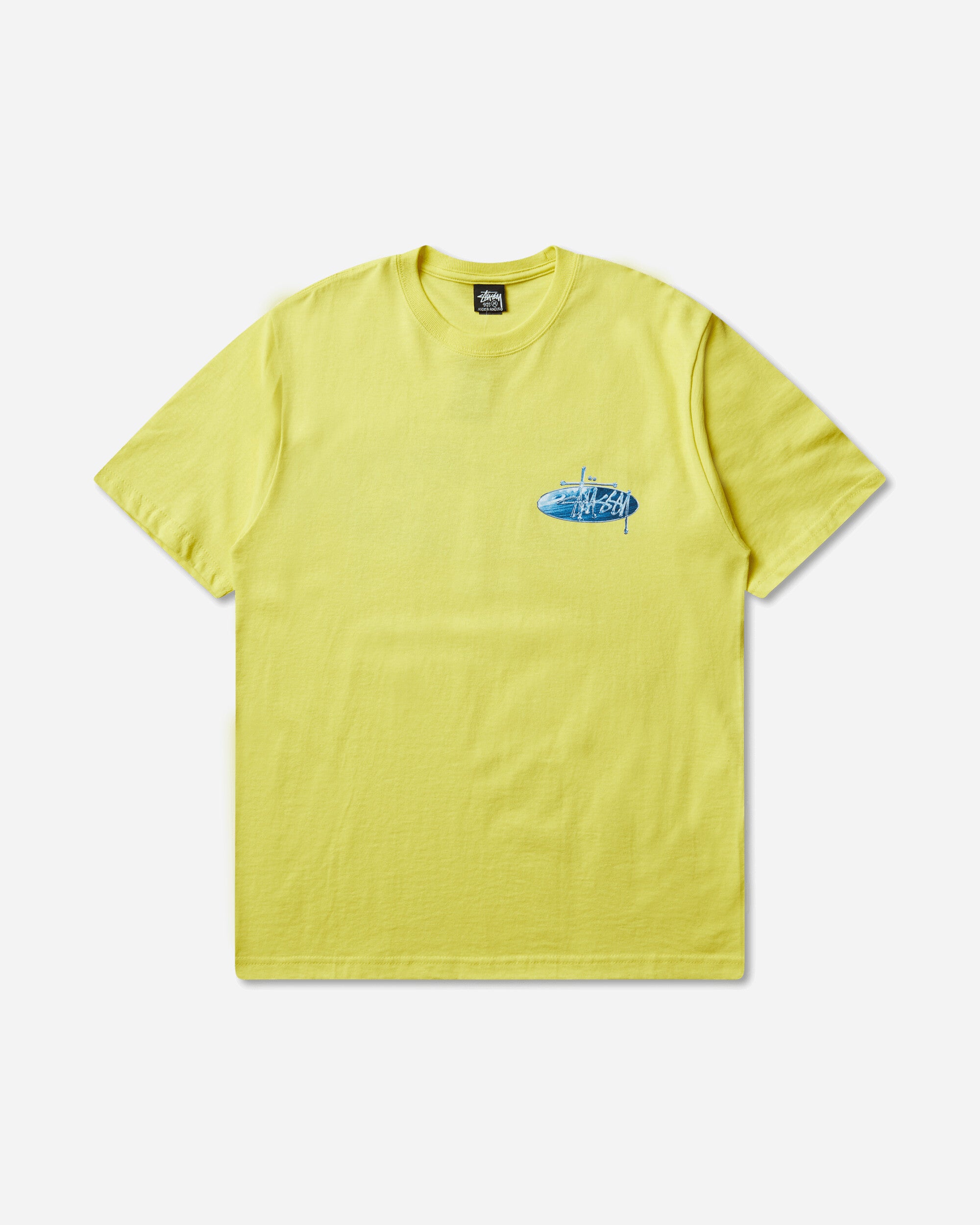 Stüssy Wave Oval T-Shirt Lemon