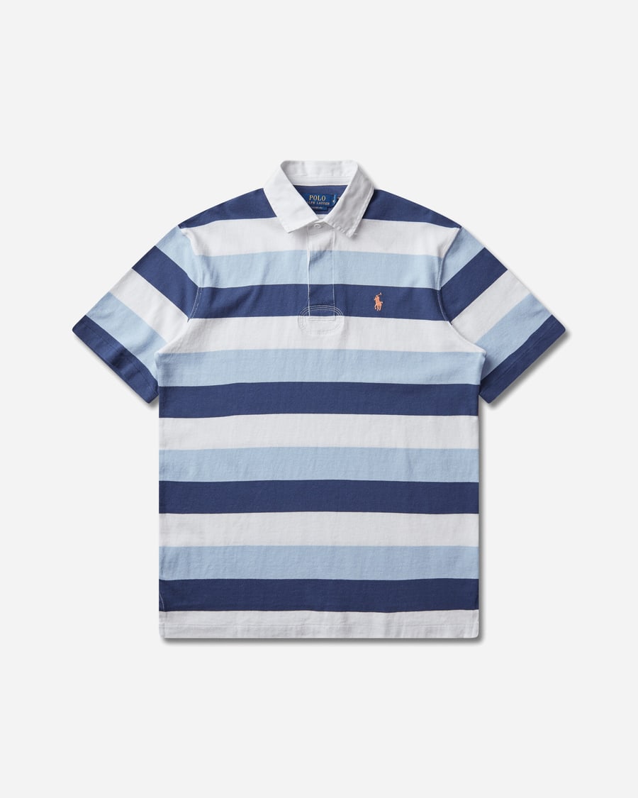 Polo Ralph Lauren Men's Classic Fit Shortsleeve Rugby Shirt Blue