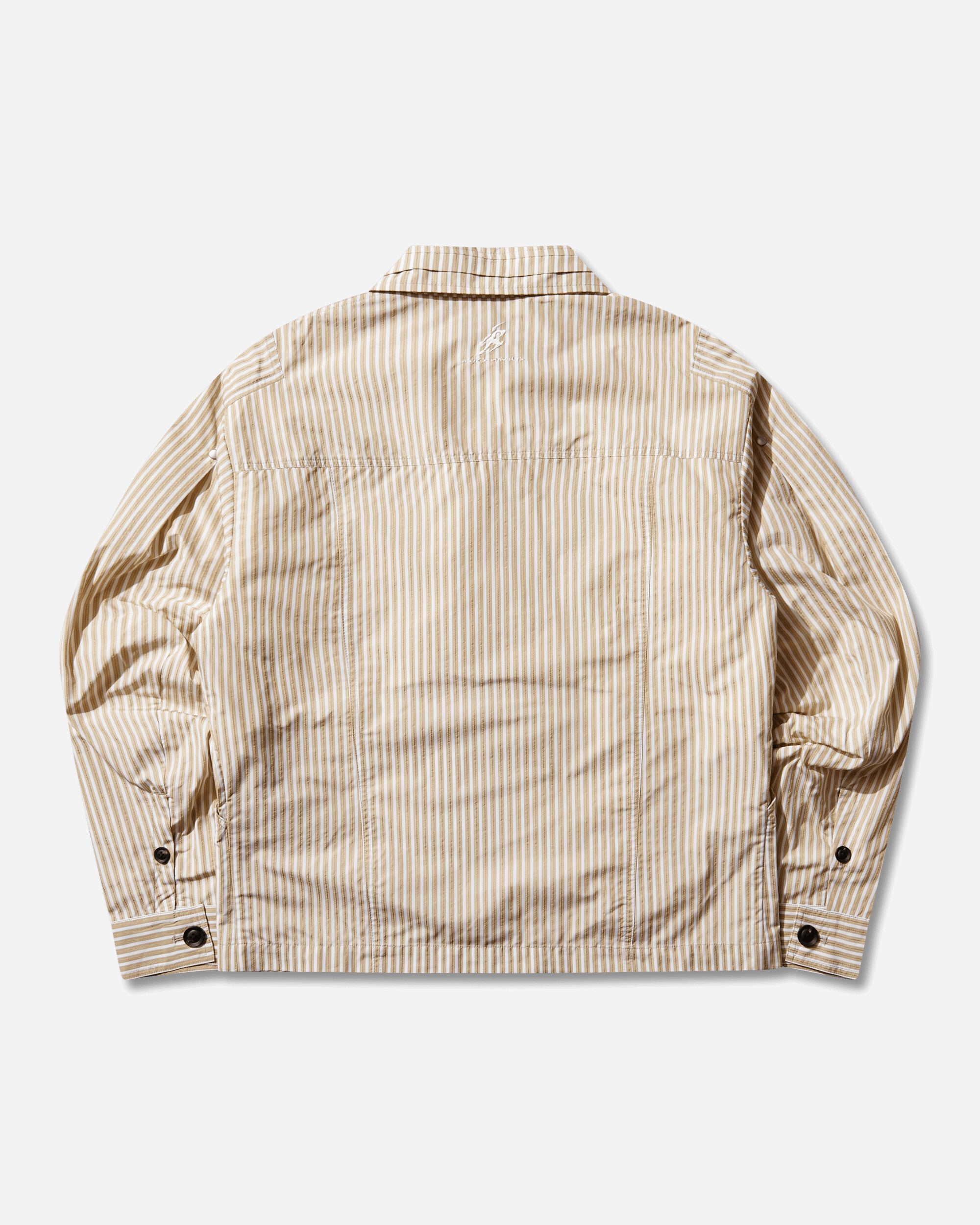 Asics Novalis Mirbelioids Jacket Brown Stripe, view 2