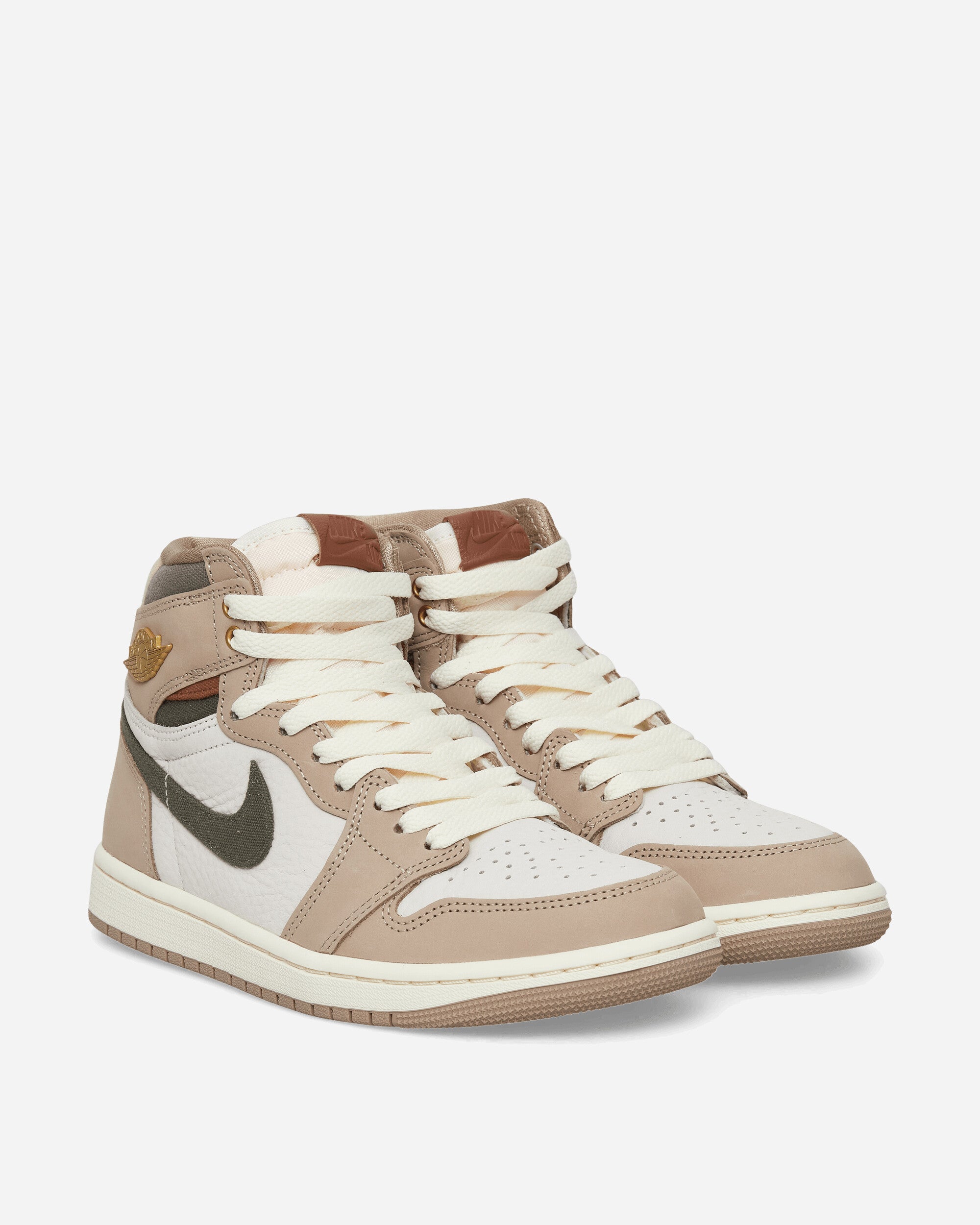 Nike Jordan Women's Air Jordan 1 High OG Sneakers Khaki / Sail, view 2