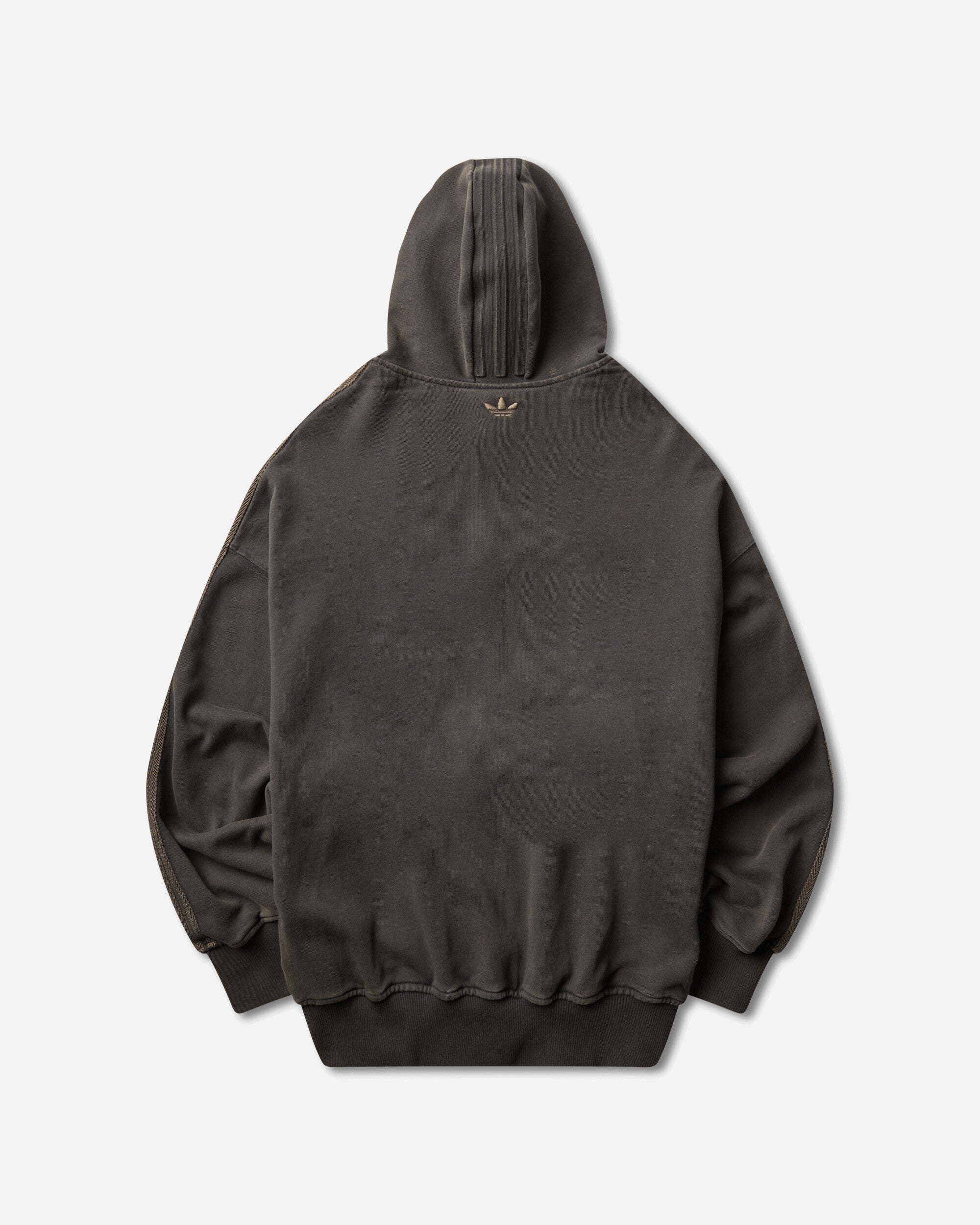 adidas Women's Avavav Shoulderless Hoodie Carbon, view 2