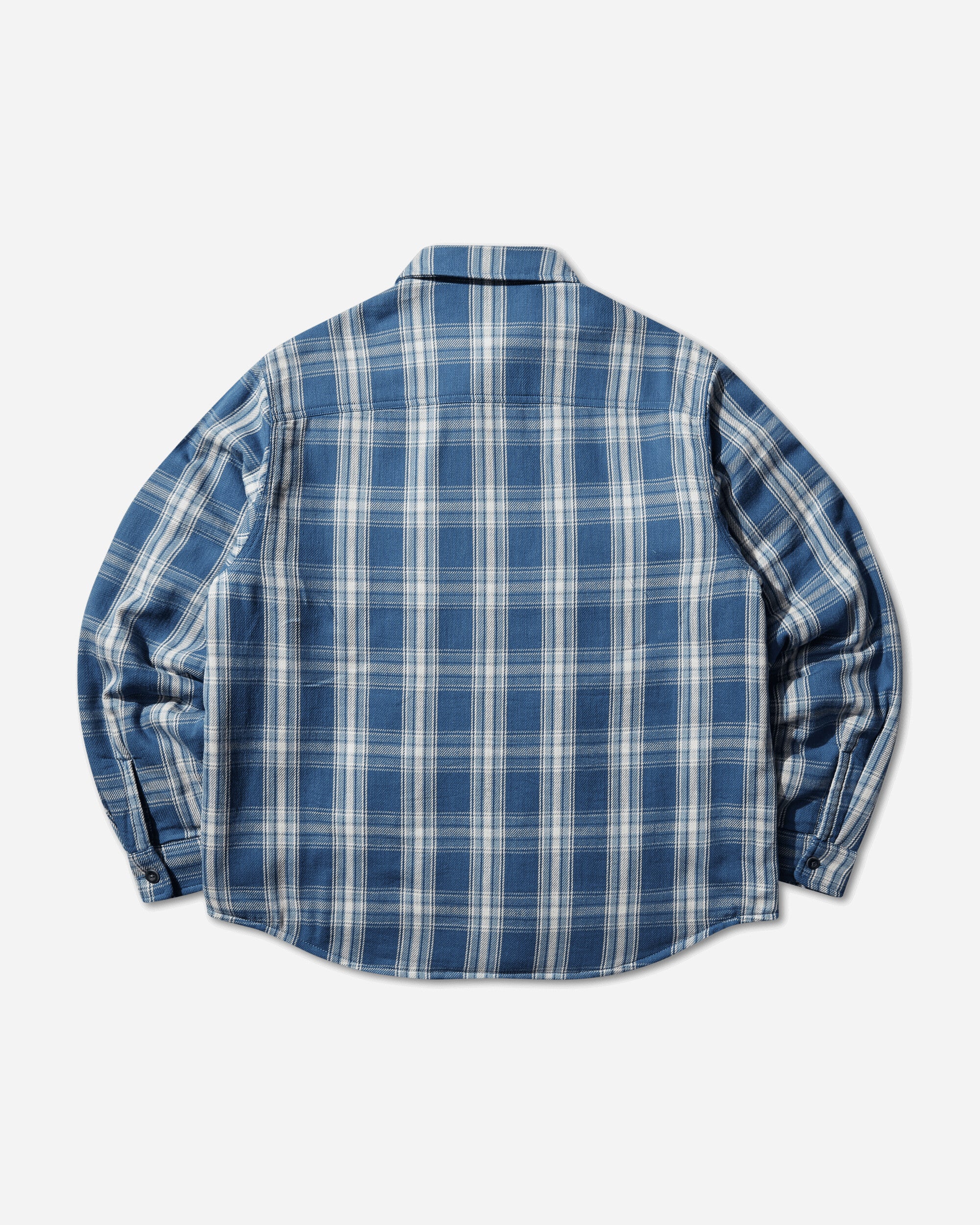 Stüssy Lau Plaid Shirt Jacket Blue, view 2