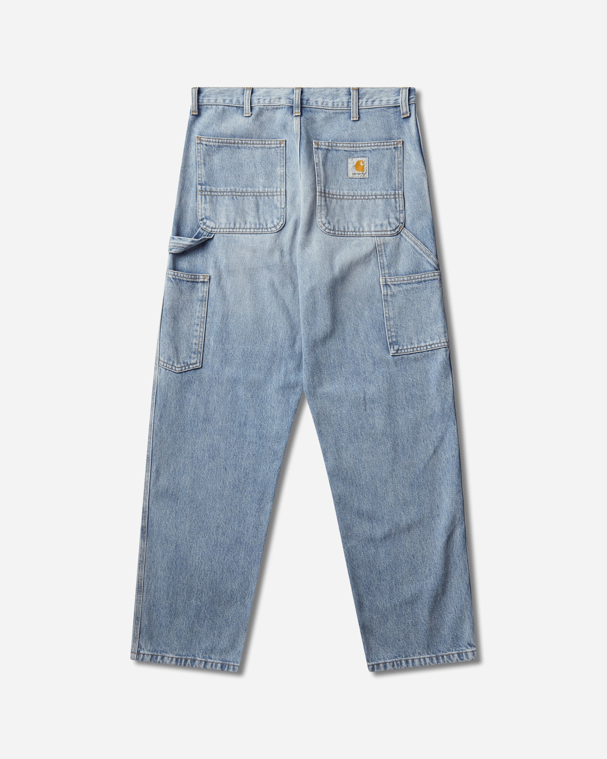 Carhartt WIP Men's Single Knee Pants Blue (Heavy Worn Bleached), view 2