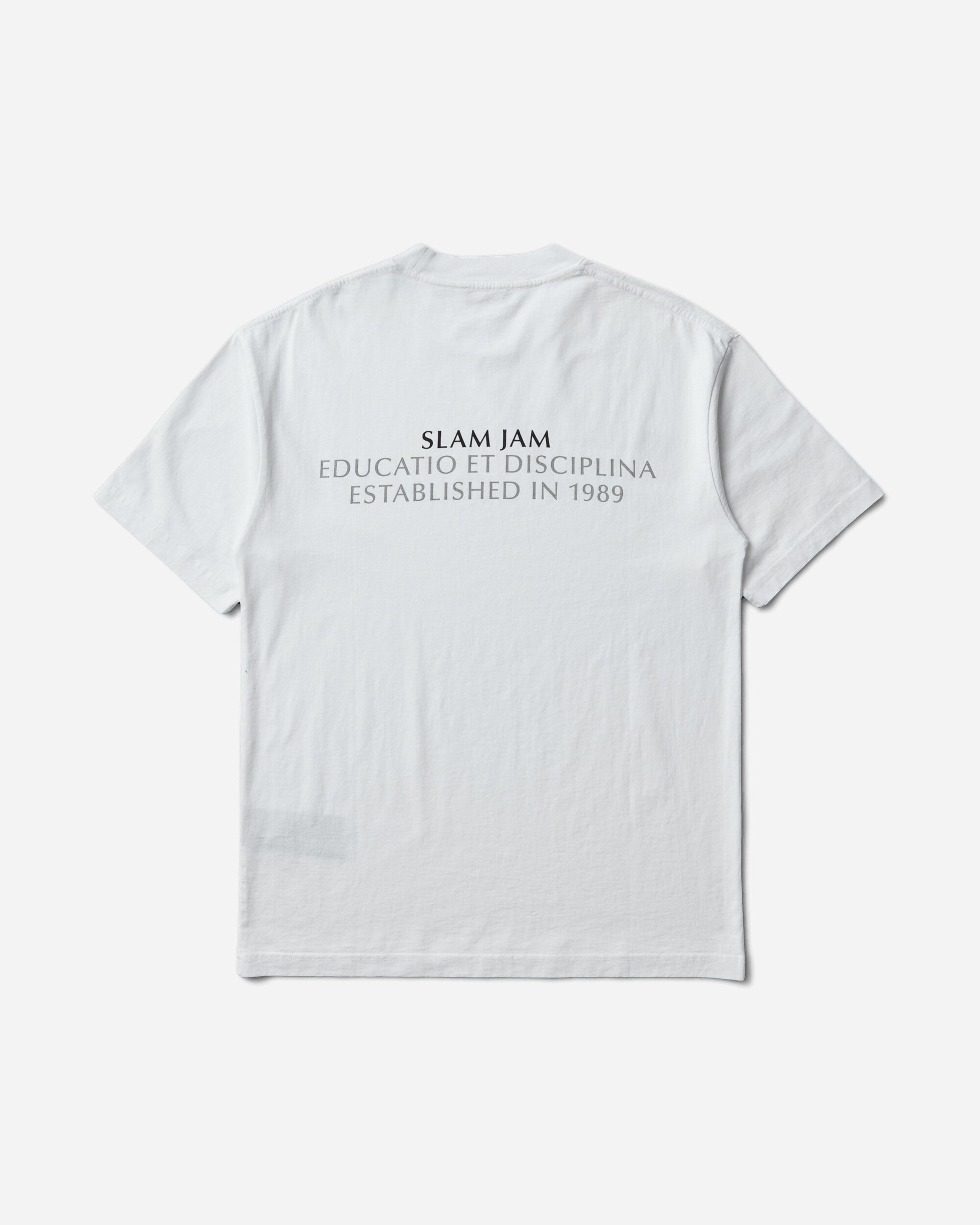 Slam Jam Educatio et Disciplina T-Shirt White, view 2