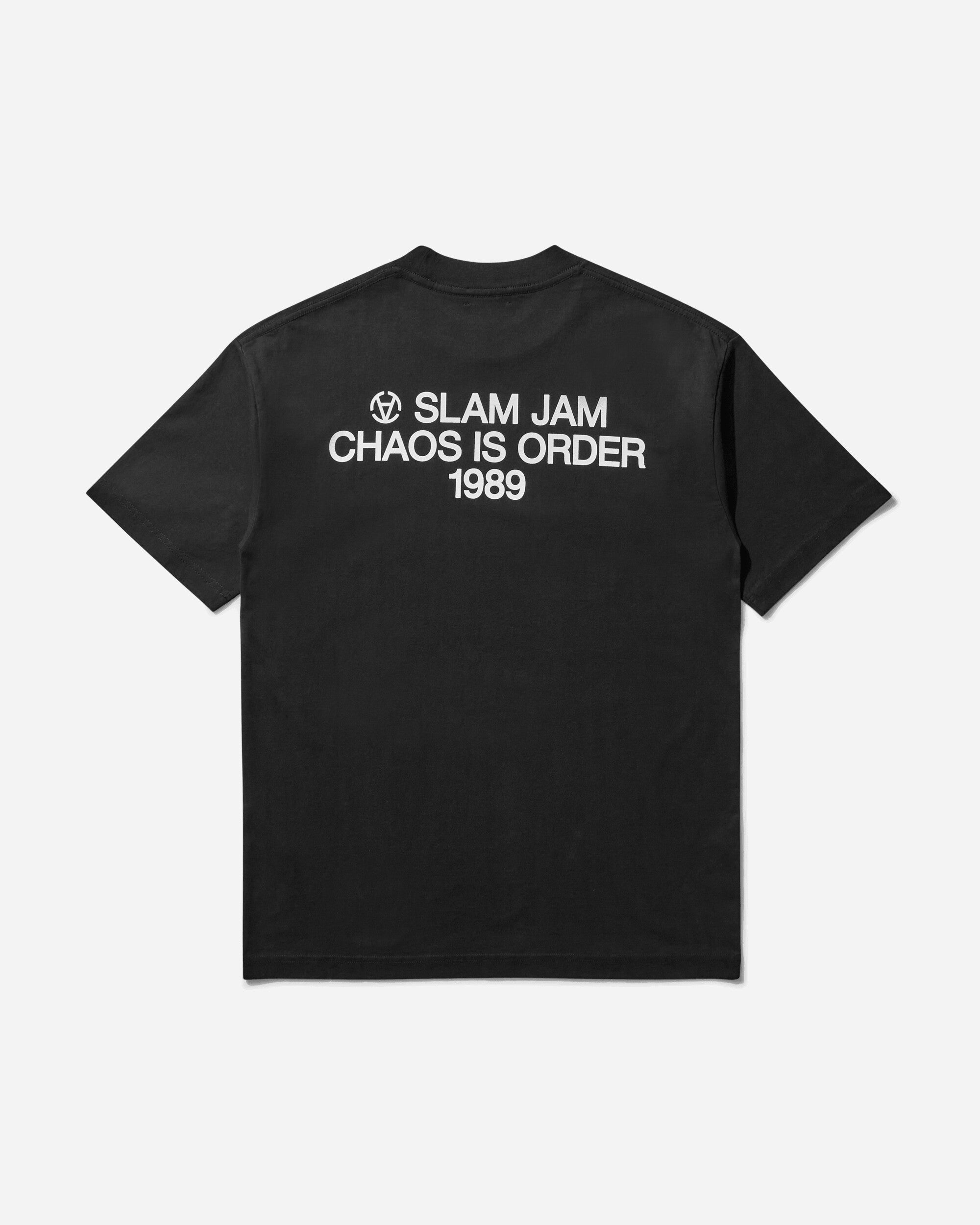 Slam Jam Chaos is Order T-Shirt Black, view 2