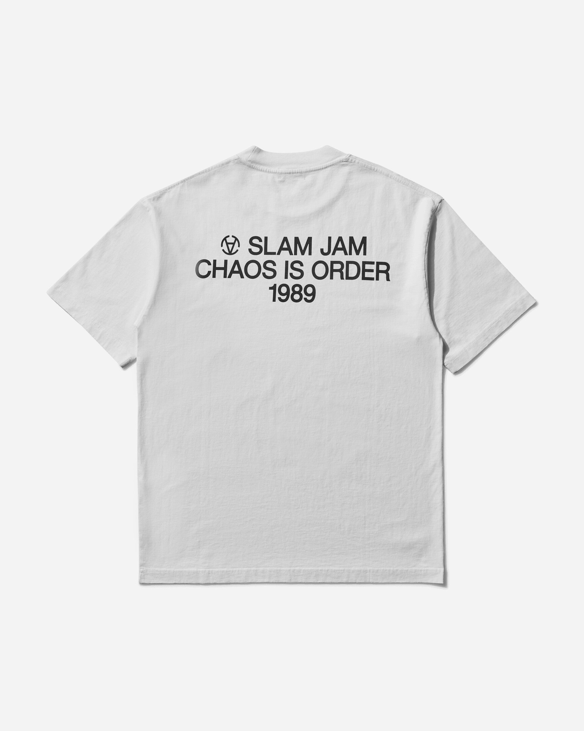 Slam Jam Chaos is Order T-Shirt White, view 2