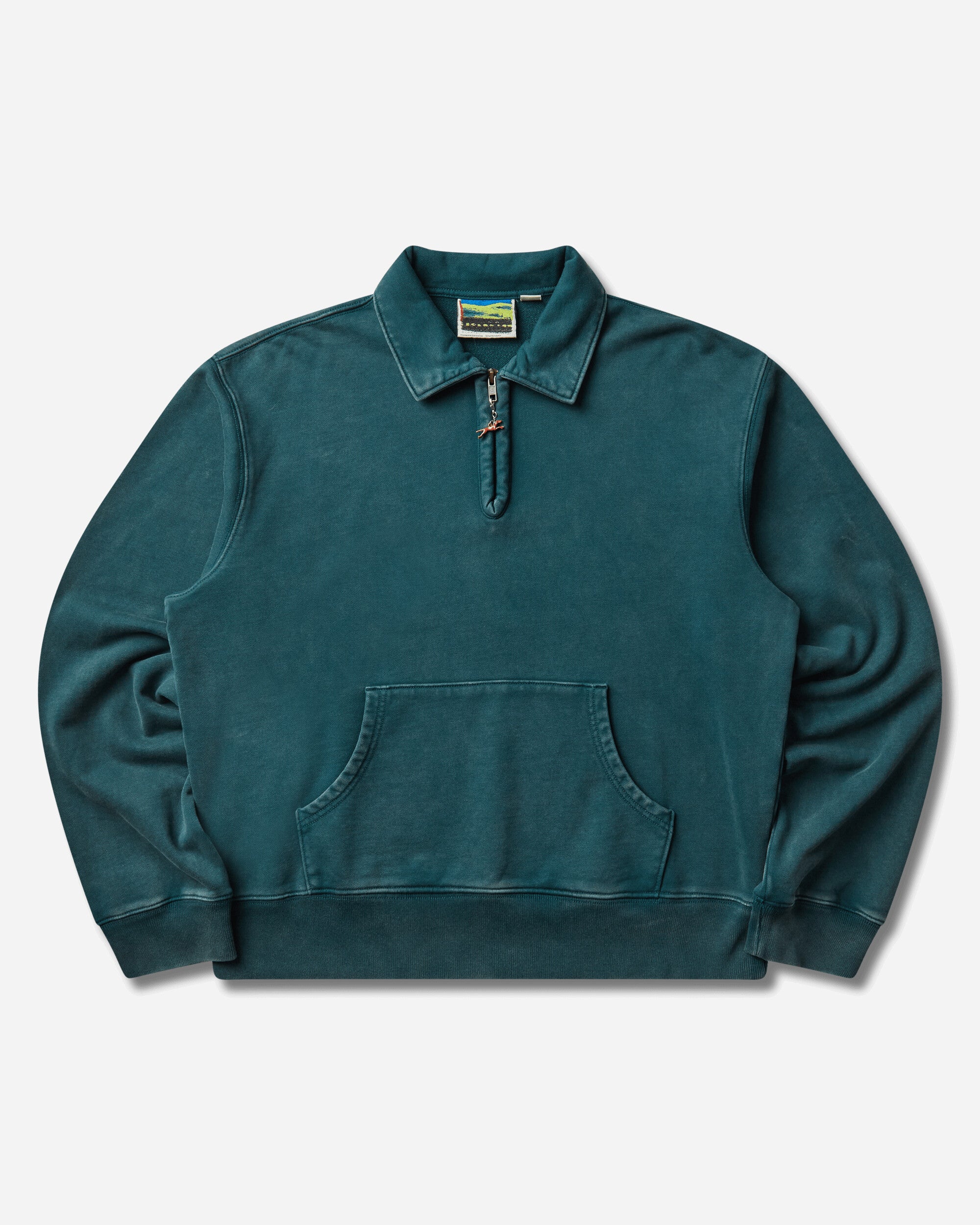 Vans Men's Julian Klincewicz Collared Fleece Sweatshirt Ponderosa Pine