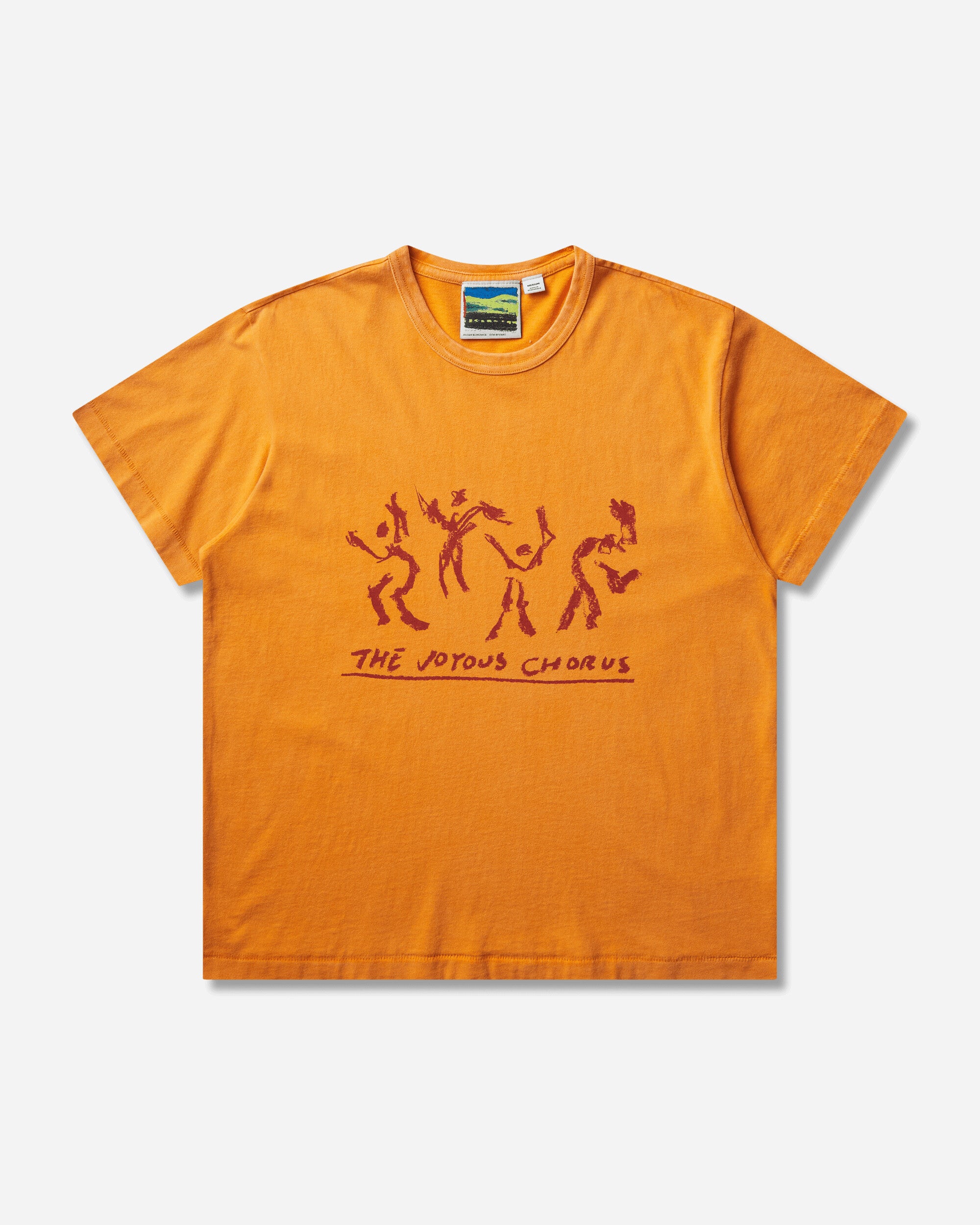 Vans Men's Julian Klincewicz Washed T-Shirt Orange Pepper