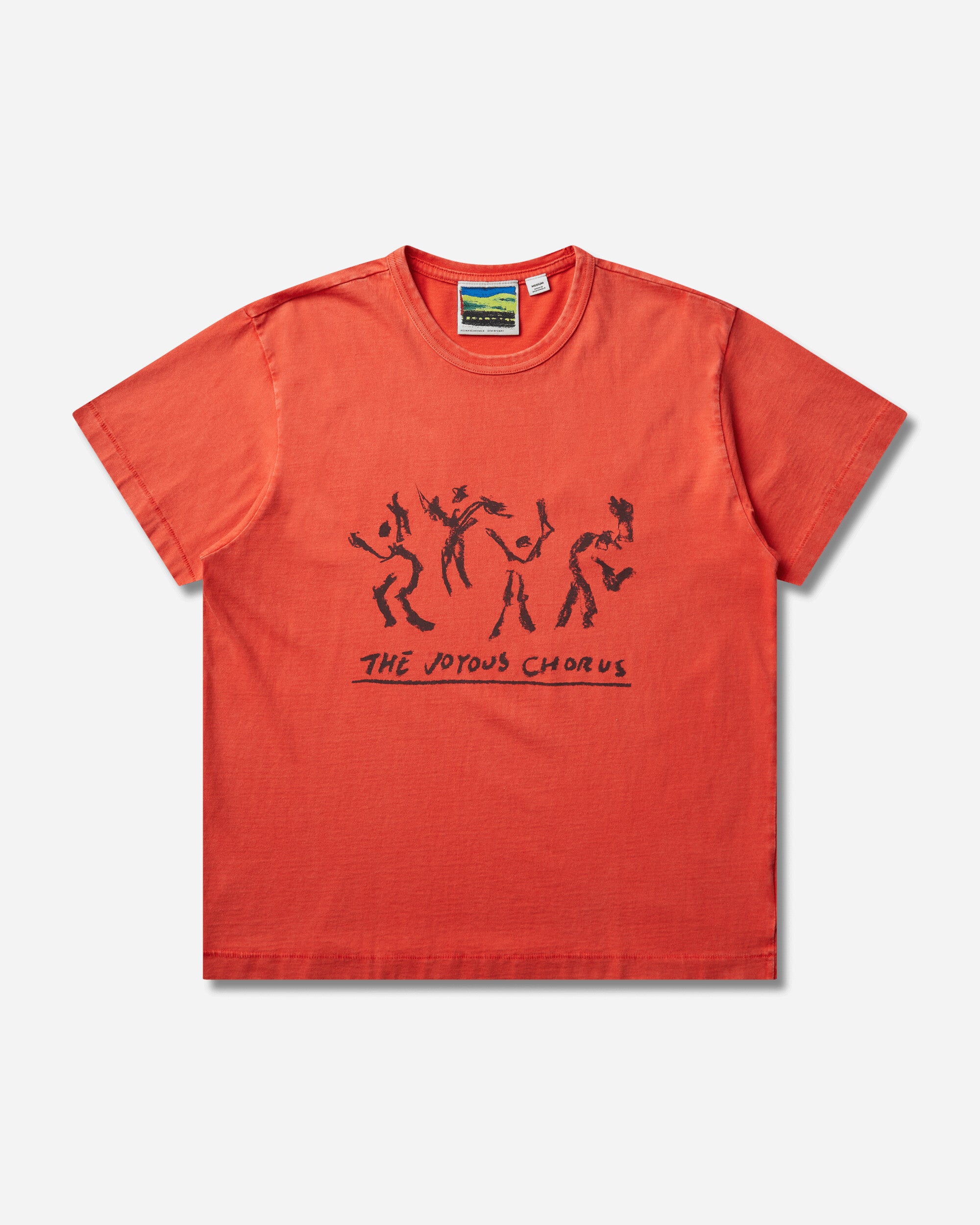 Vans Men's Julian Klincewicz Washed T-Shirt Mandarin Red