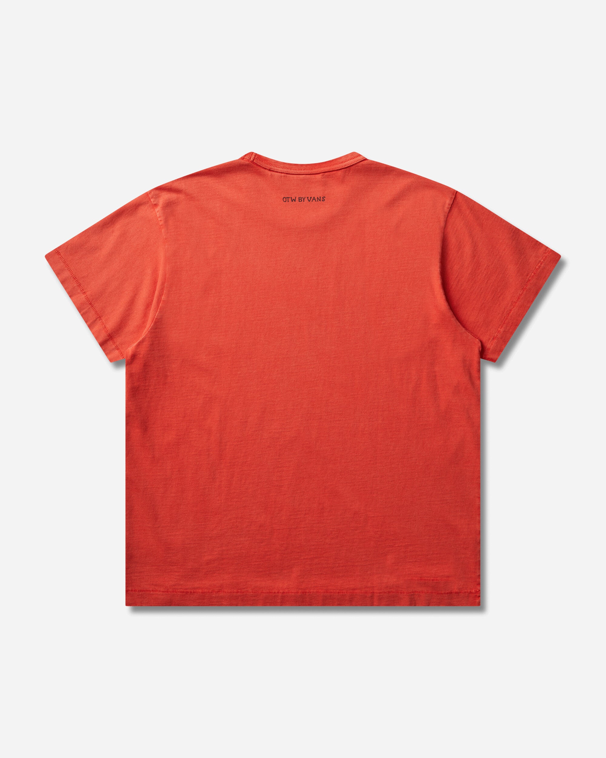 Vans Men's Julian Klincewicz Washed T-Shirt Mandarin Red, view 2