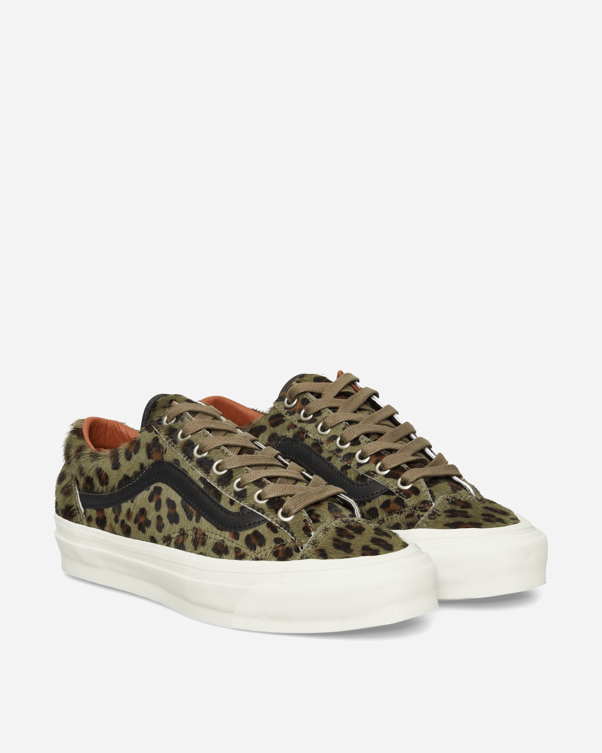 Vans Old Skool 36 LX Pony Hair Sneakers Olive, view 2