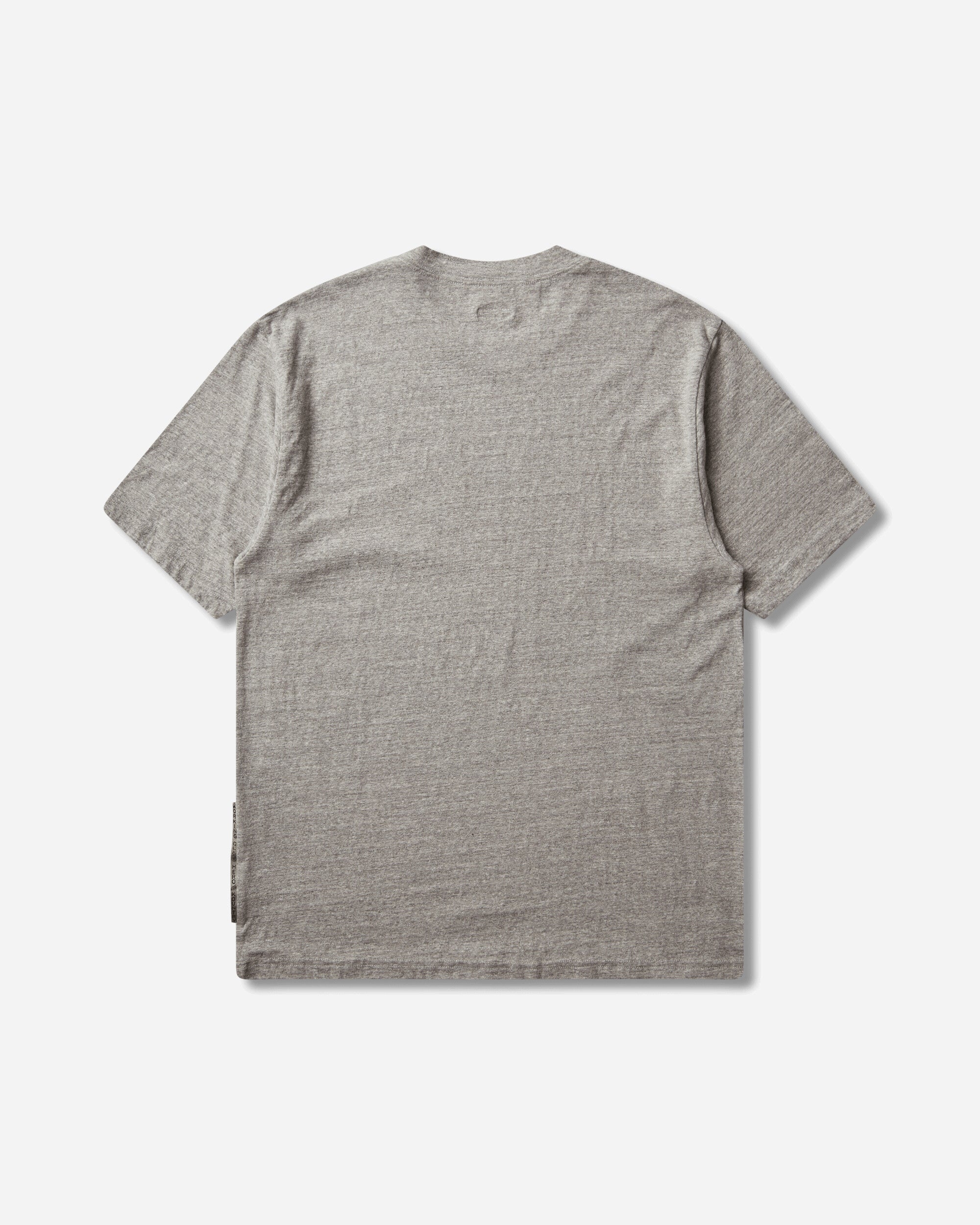 KAPITAL Men's Top Jersey Crew T-Shirt (Buster Peckish Bowy) Grey, view 2