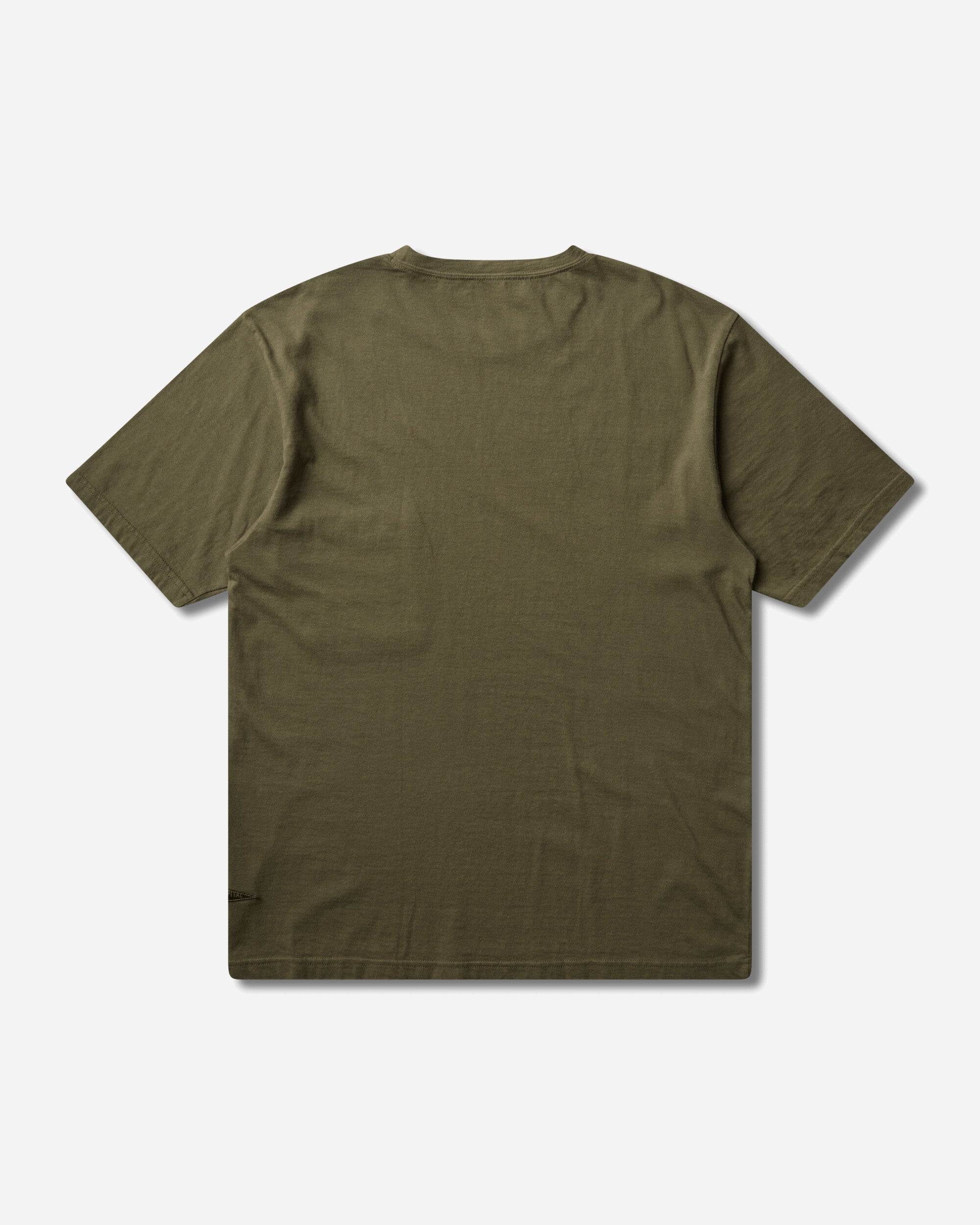 KAPITAL Men's 20/-Jersey Pennant T-Shirt (3Flags) Khaki, view 2